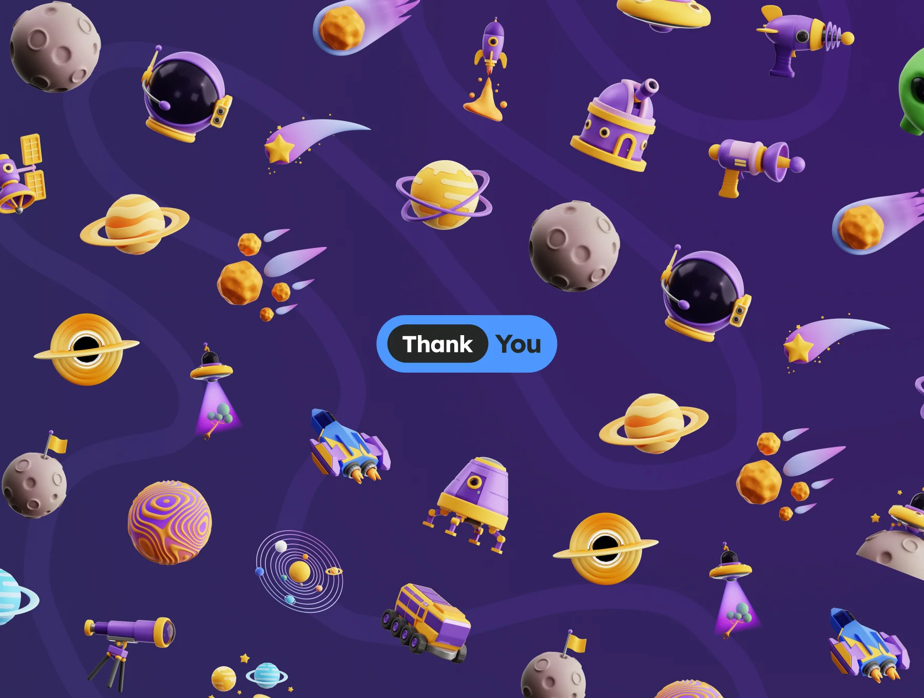Space 3D Icon 5