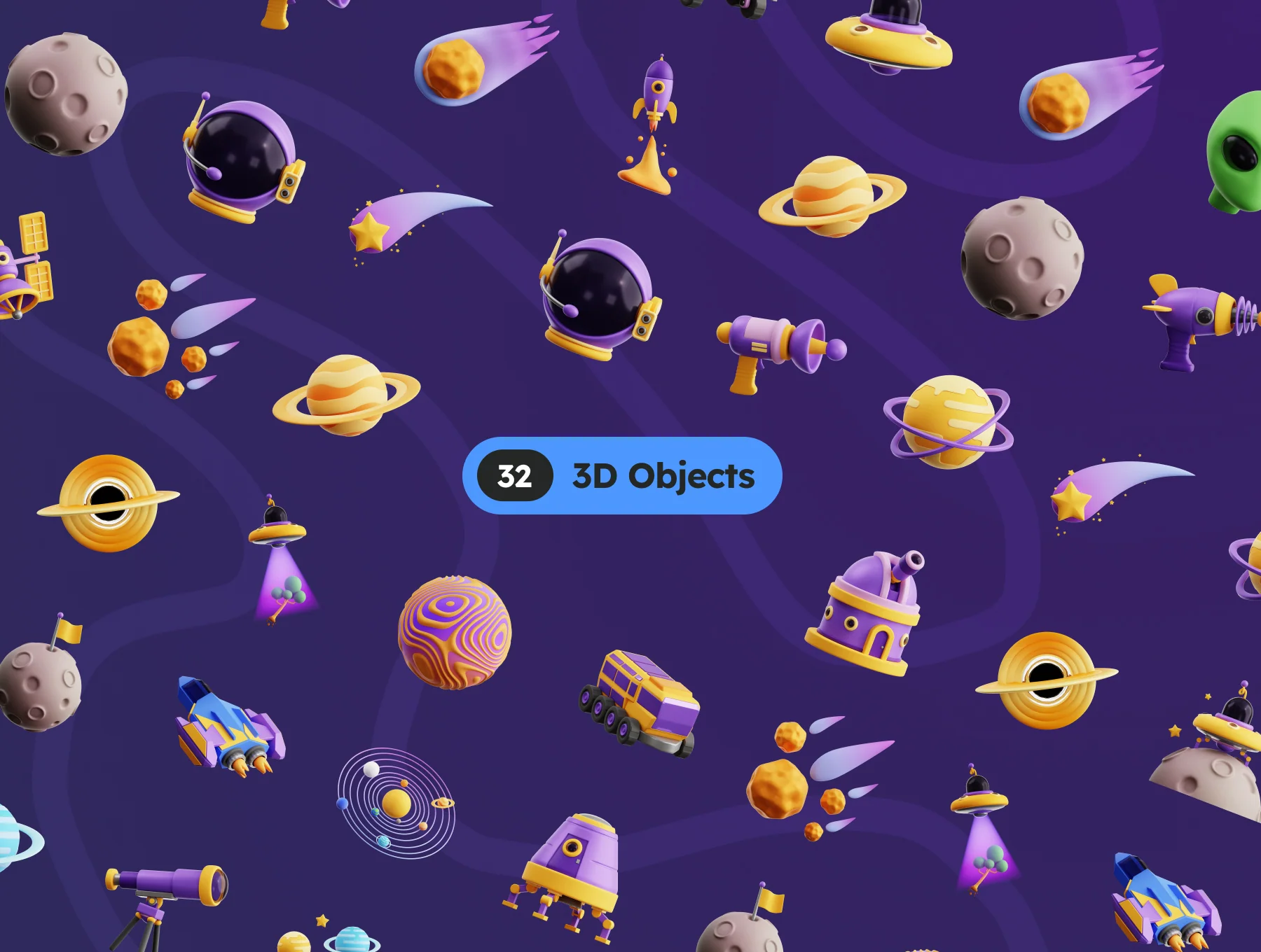 Space 3D Icon 6