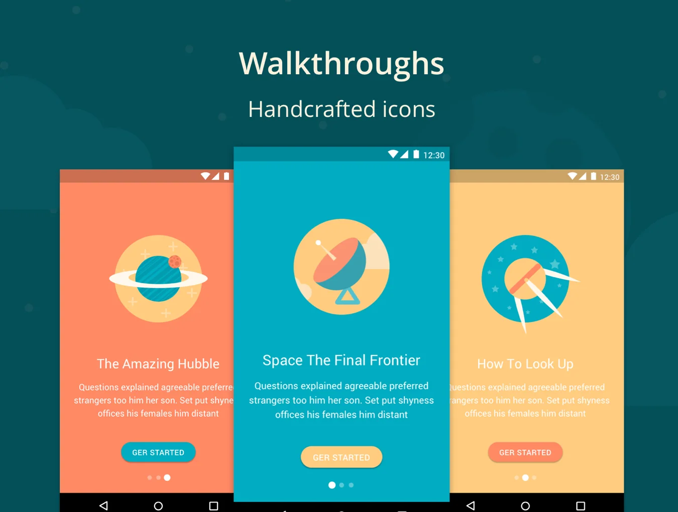 SpaceMessenger Mobile UI Kit 3