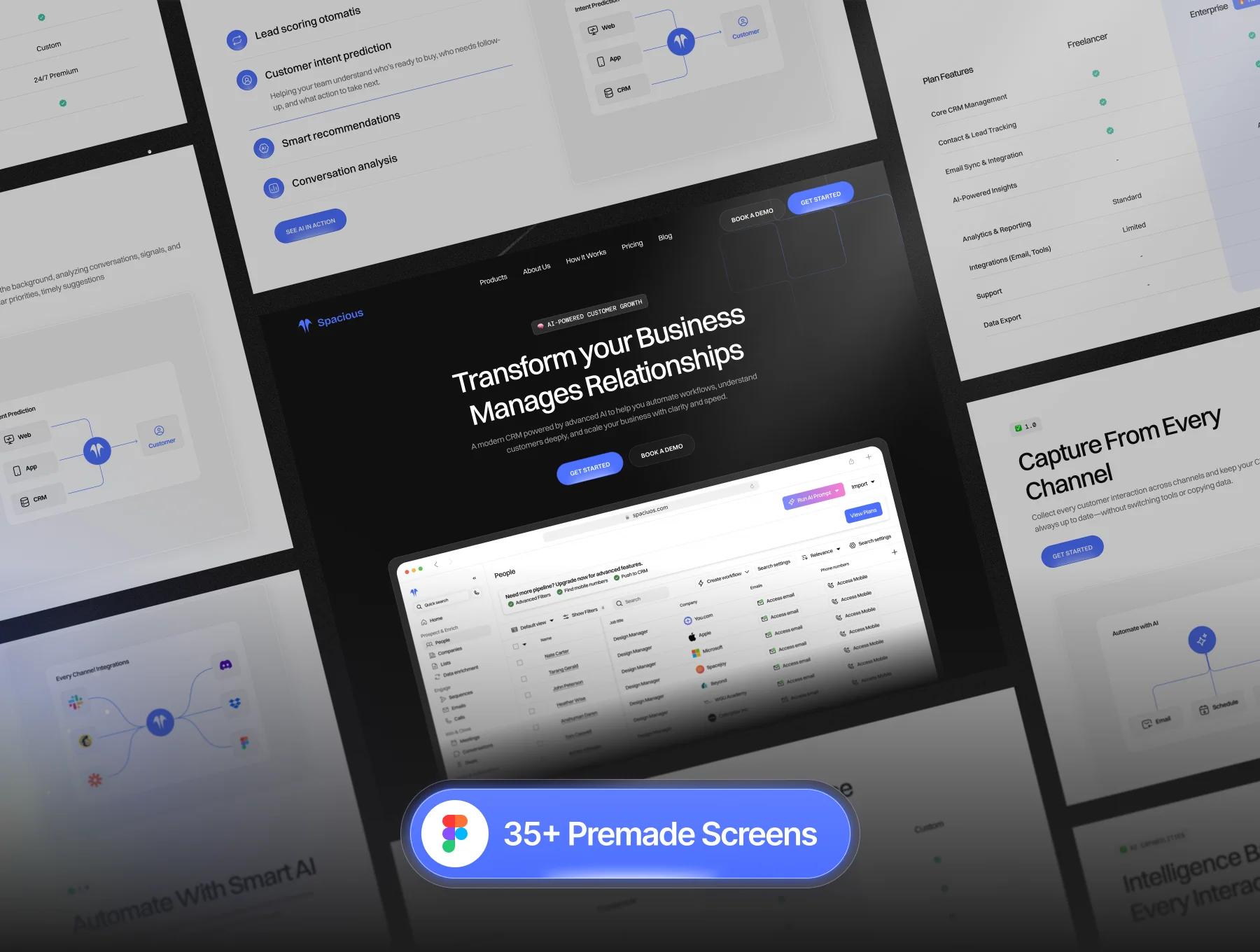Spacious - AI CMS Website UI Kit 3