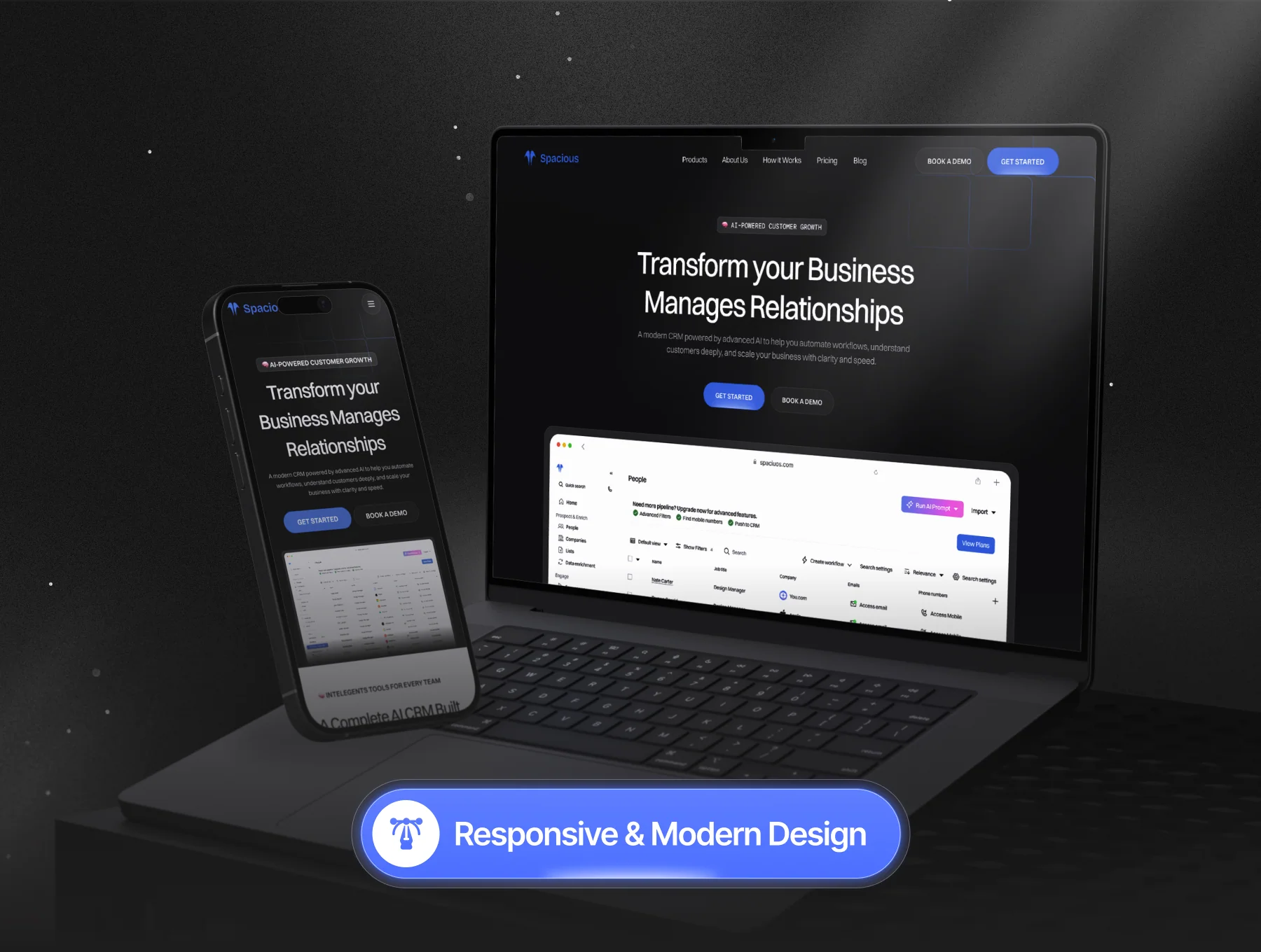 Spacious - AI CMS Website UI Kit 5