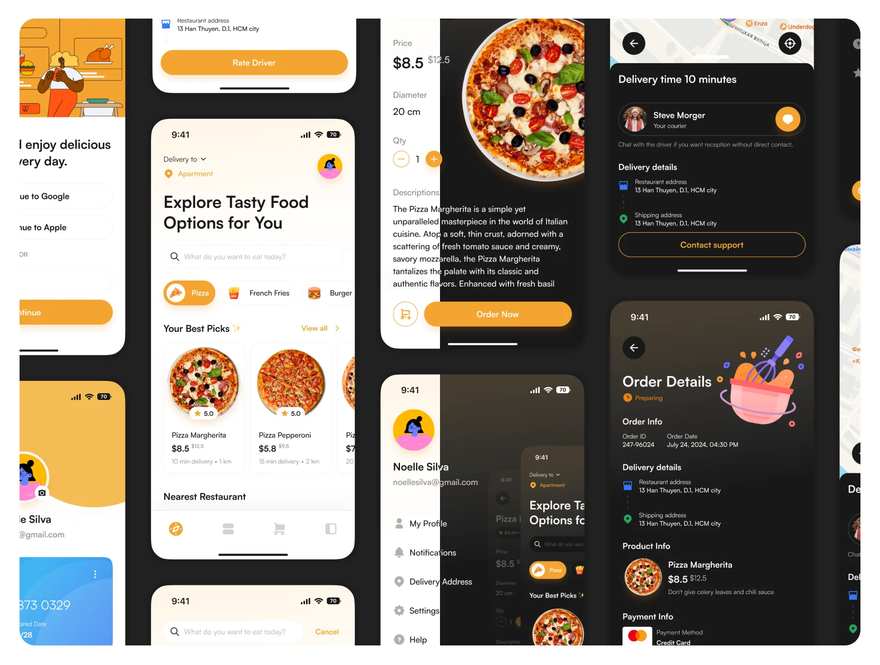Sparkle Foodies UI Kits