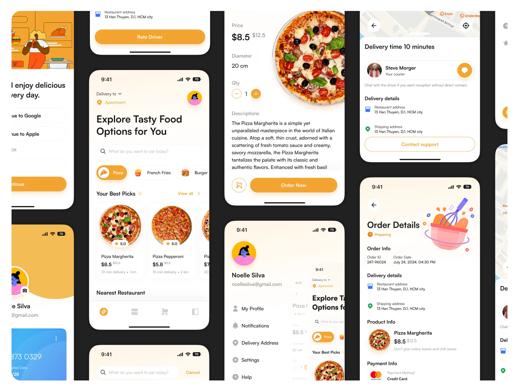 Sparkle Foodies UI Kits 3