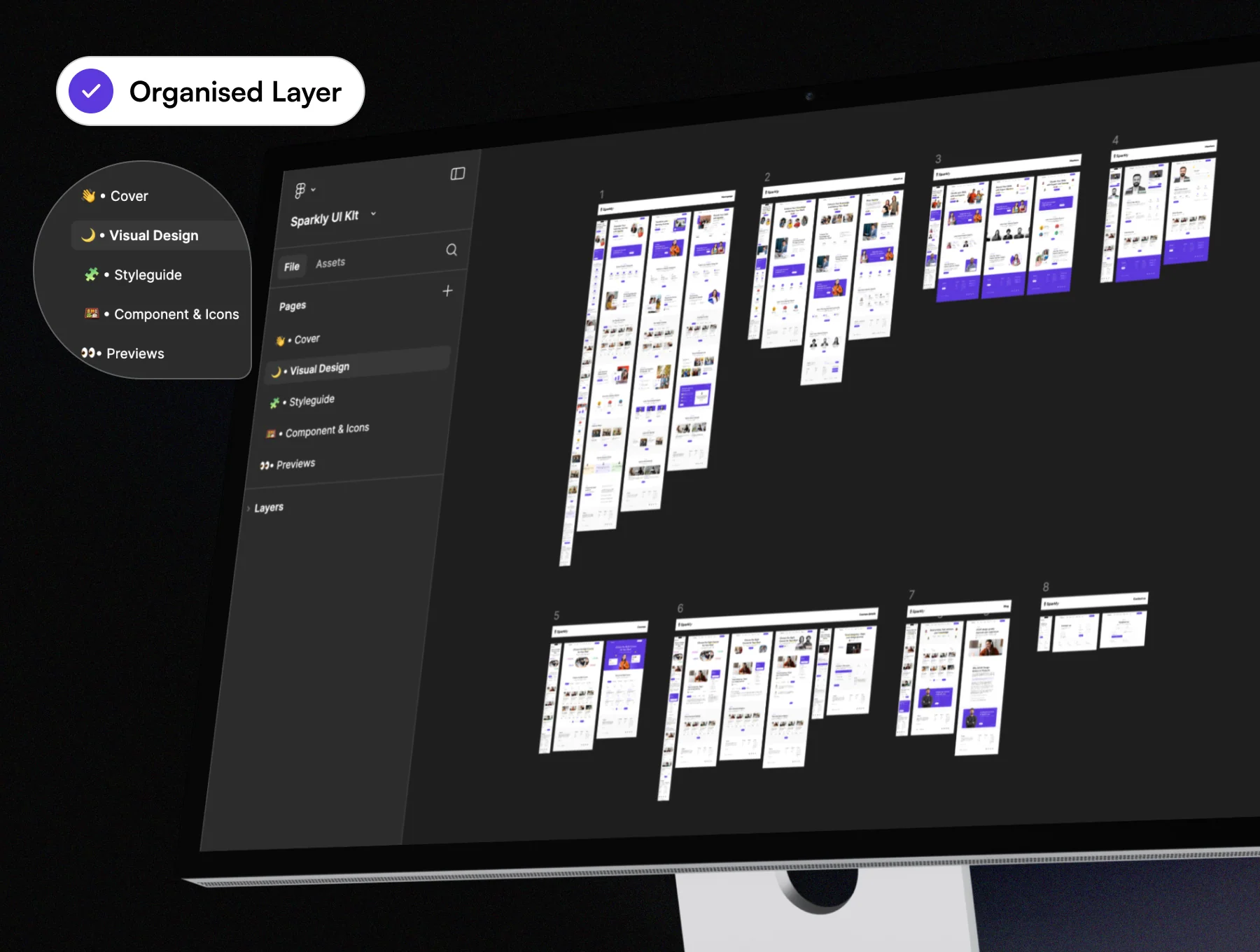 Sparkly - E-Learning Website UI Kit 8