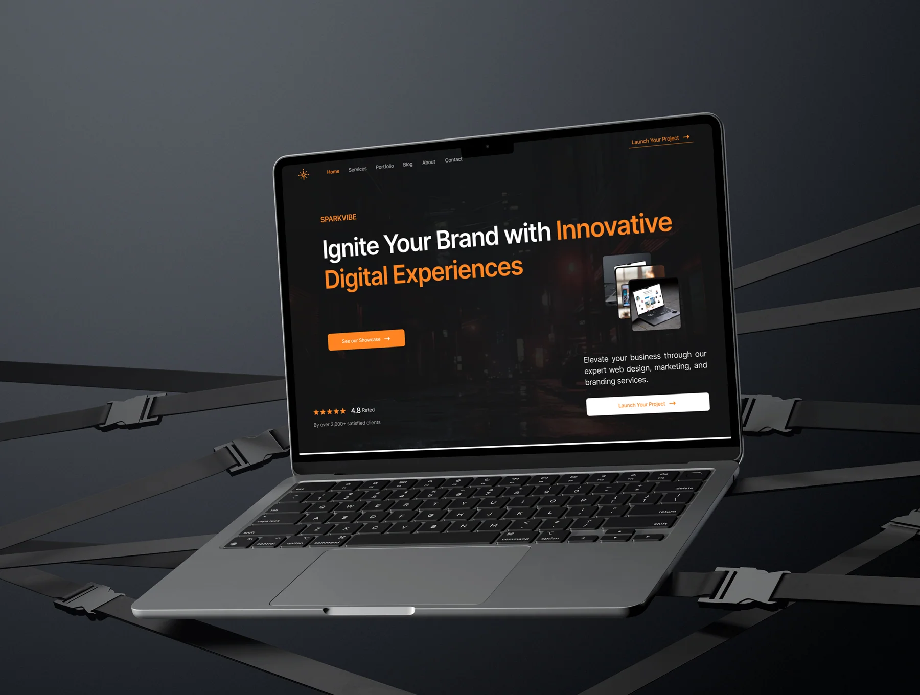 Sparktive - Digital Agency Website UI KIT 6