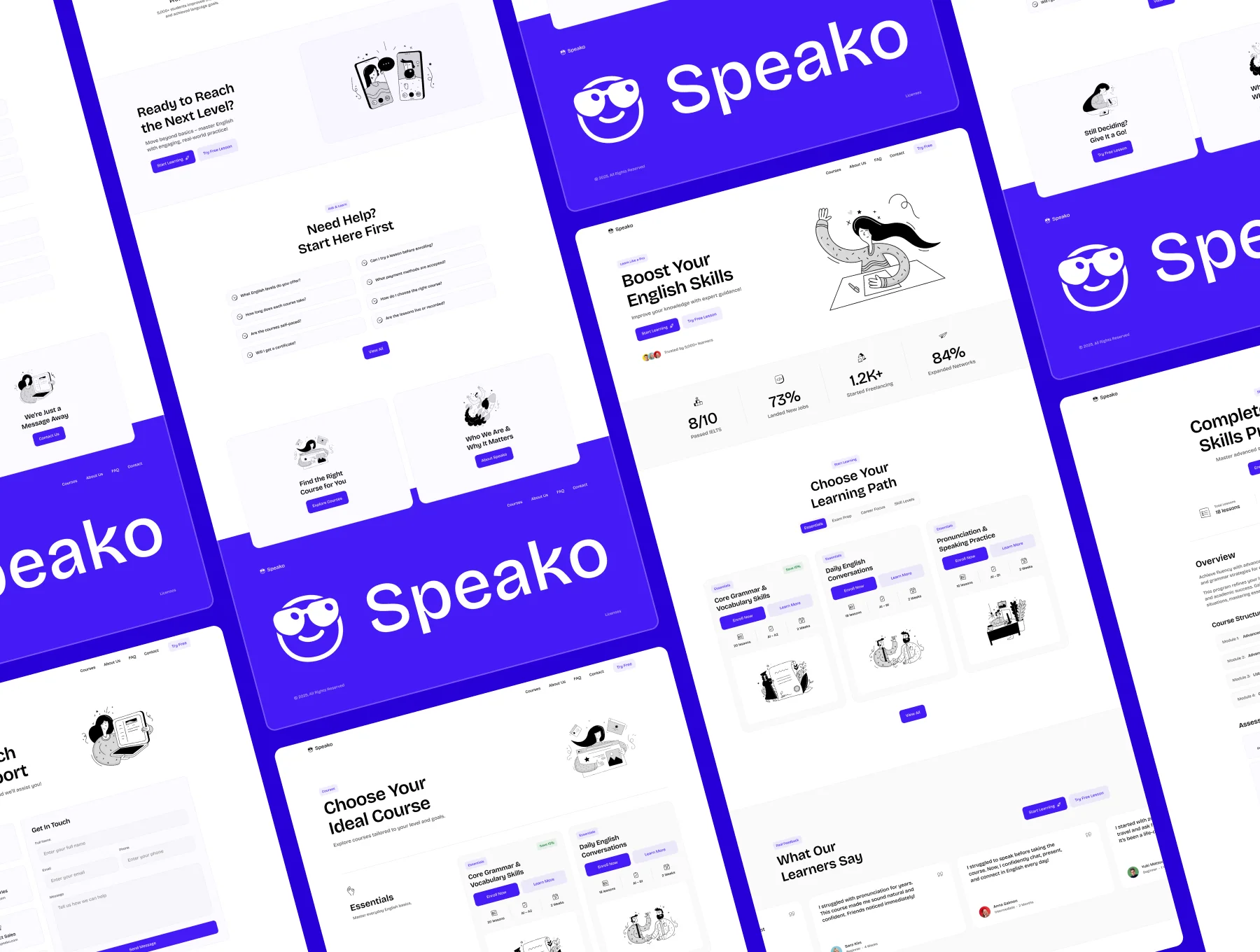 Speako – Online Courses Website 5