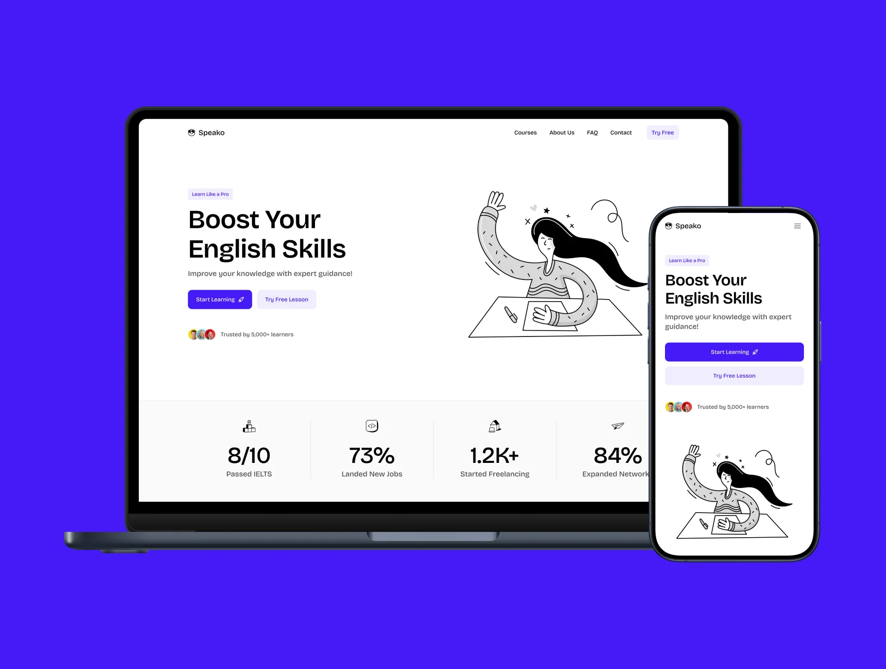 Speako – Online Courses Website 6