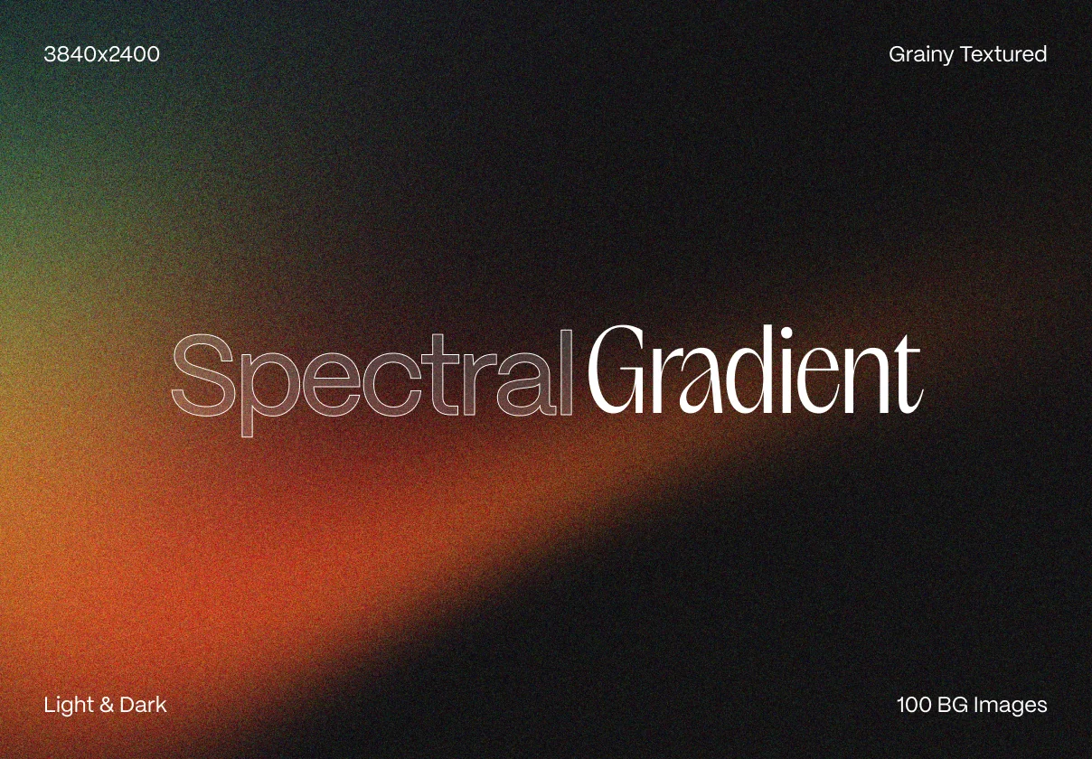 Spectral Gradient | Noisy Textured Background Pack