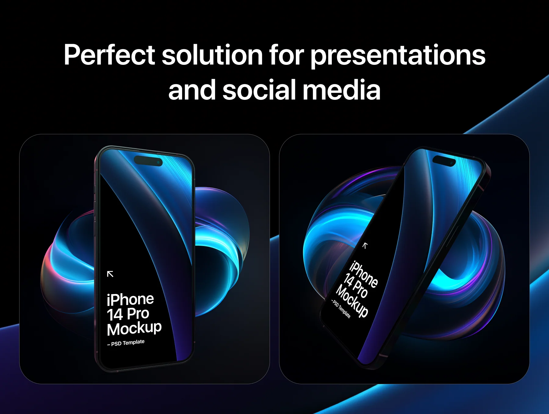 Spectrum – iPhone 14 Pro Mockup Collection 5