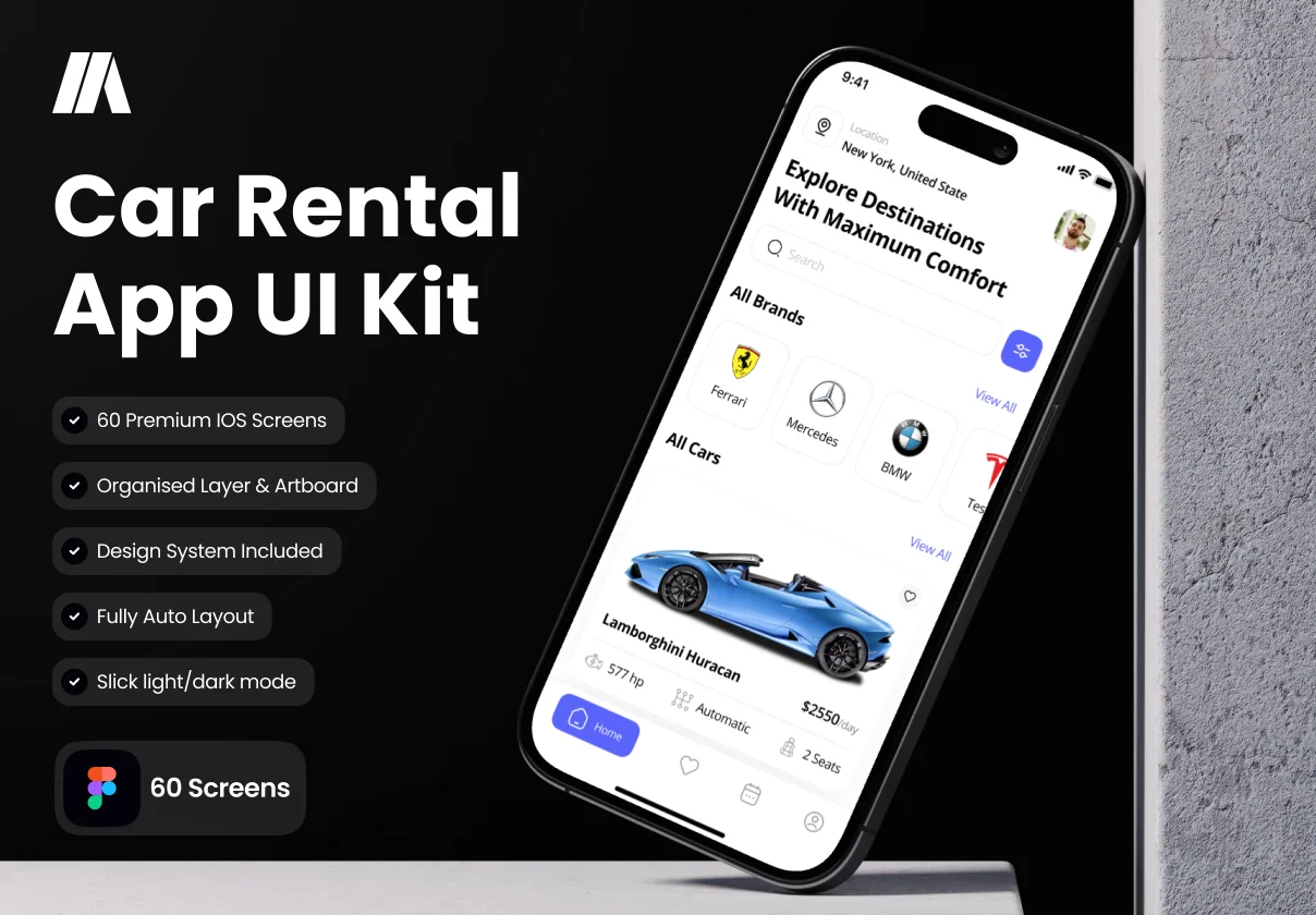Speedi - Car Rental App UI Kit
