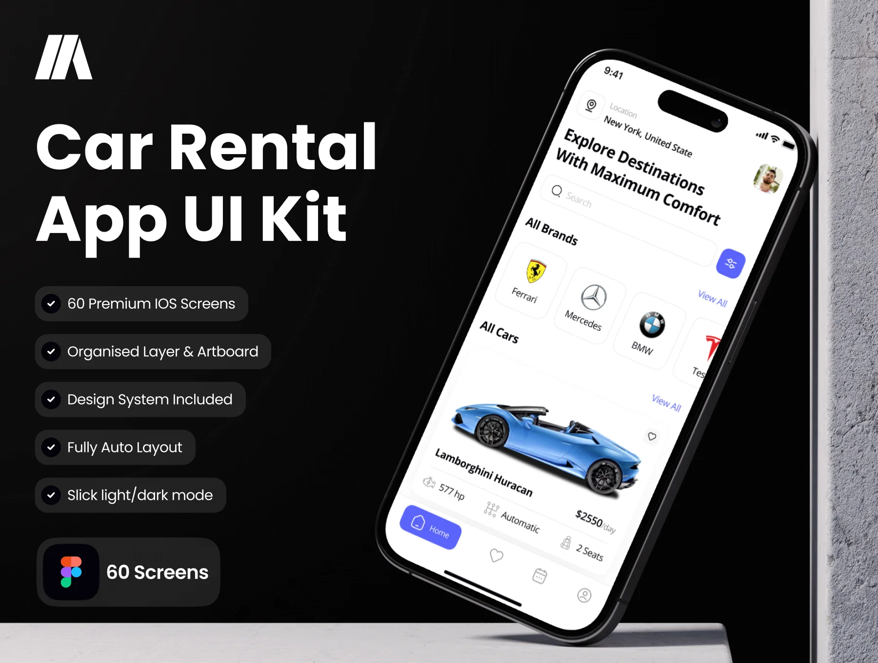 Speedi - Car Rental App UI Kit