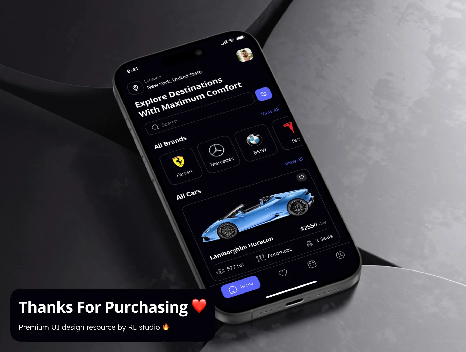 Speedi - Car Rental App UI Kit 8