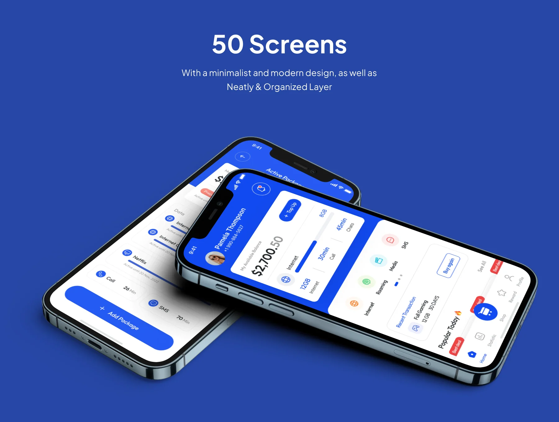 Speedy - Internet Provider App UI Kits 3