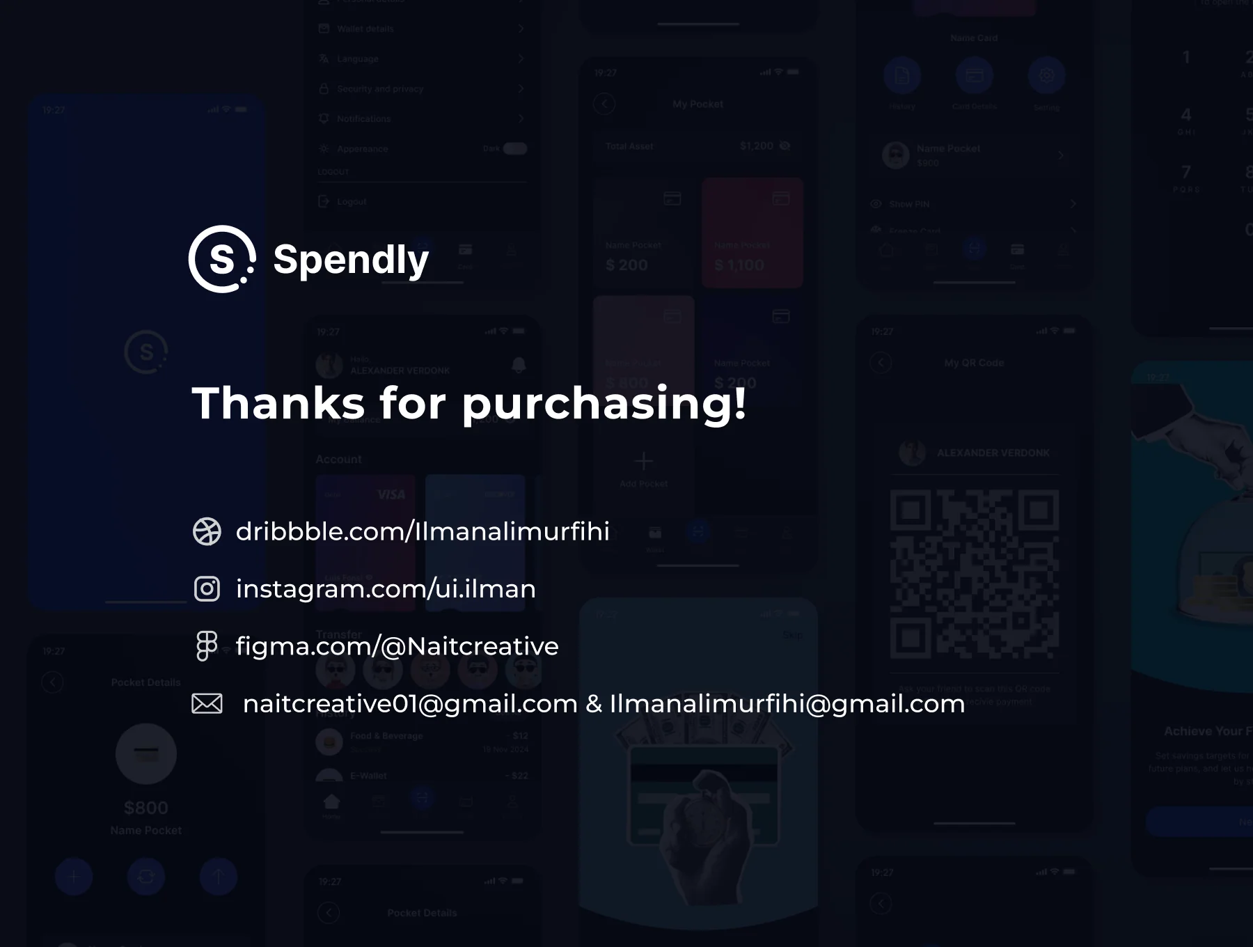 Spendly - Finance Wallet APP UI KIT 7