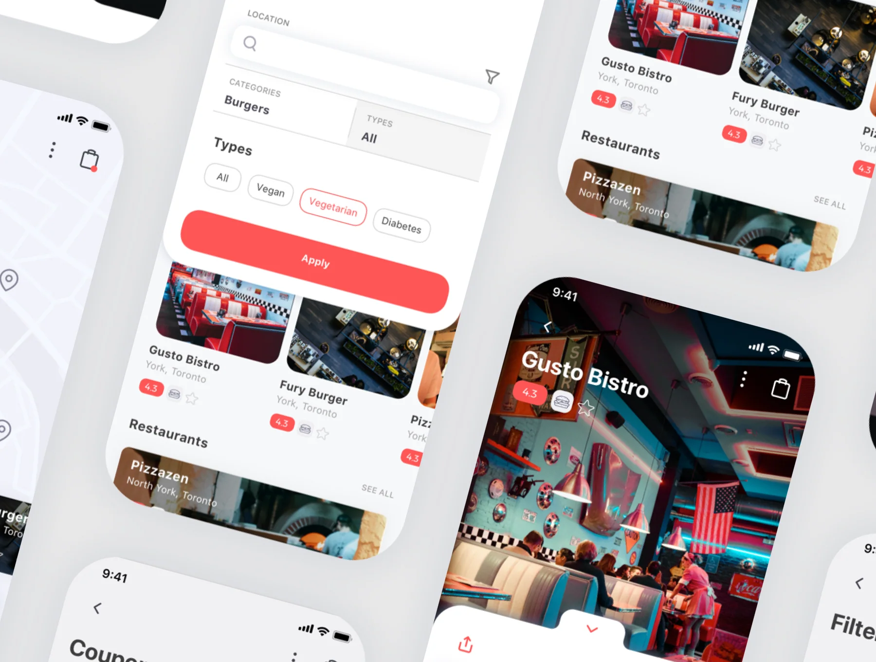 Spes Food Delivery App UI Kit 9