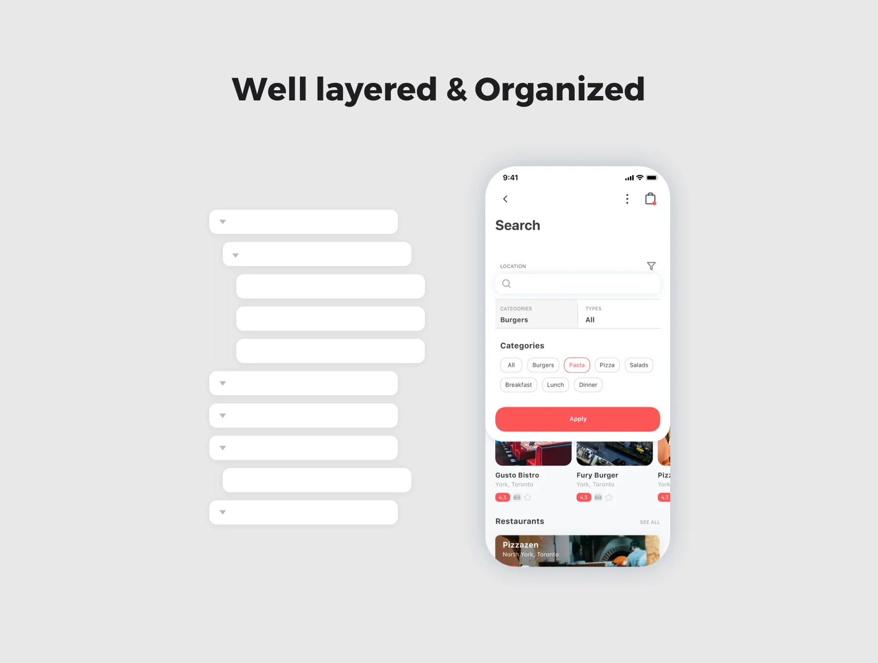 Spes Food Delivery App UI Kit 3