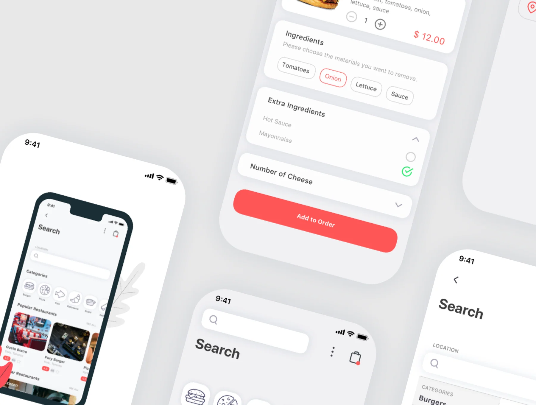 Spes Food Delivery App UI Kit 6