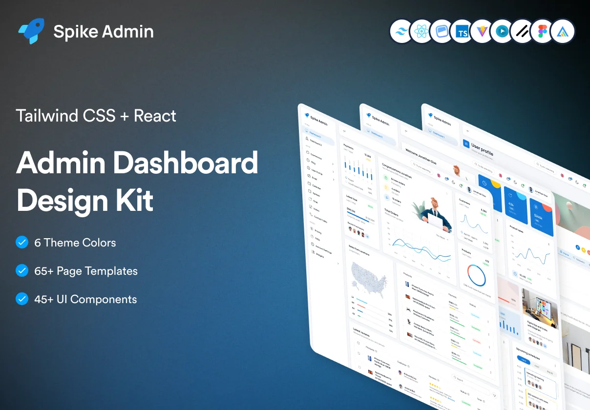 Spike React Tailwind Admin Template