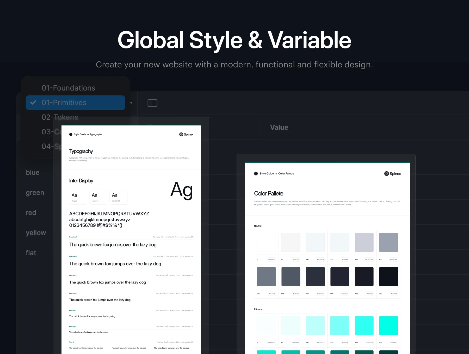 Spinex - AI Dashboard UI Kit 5