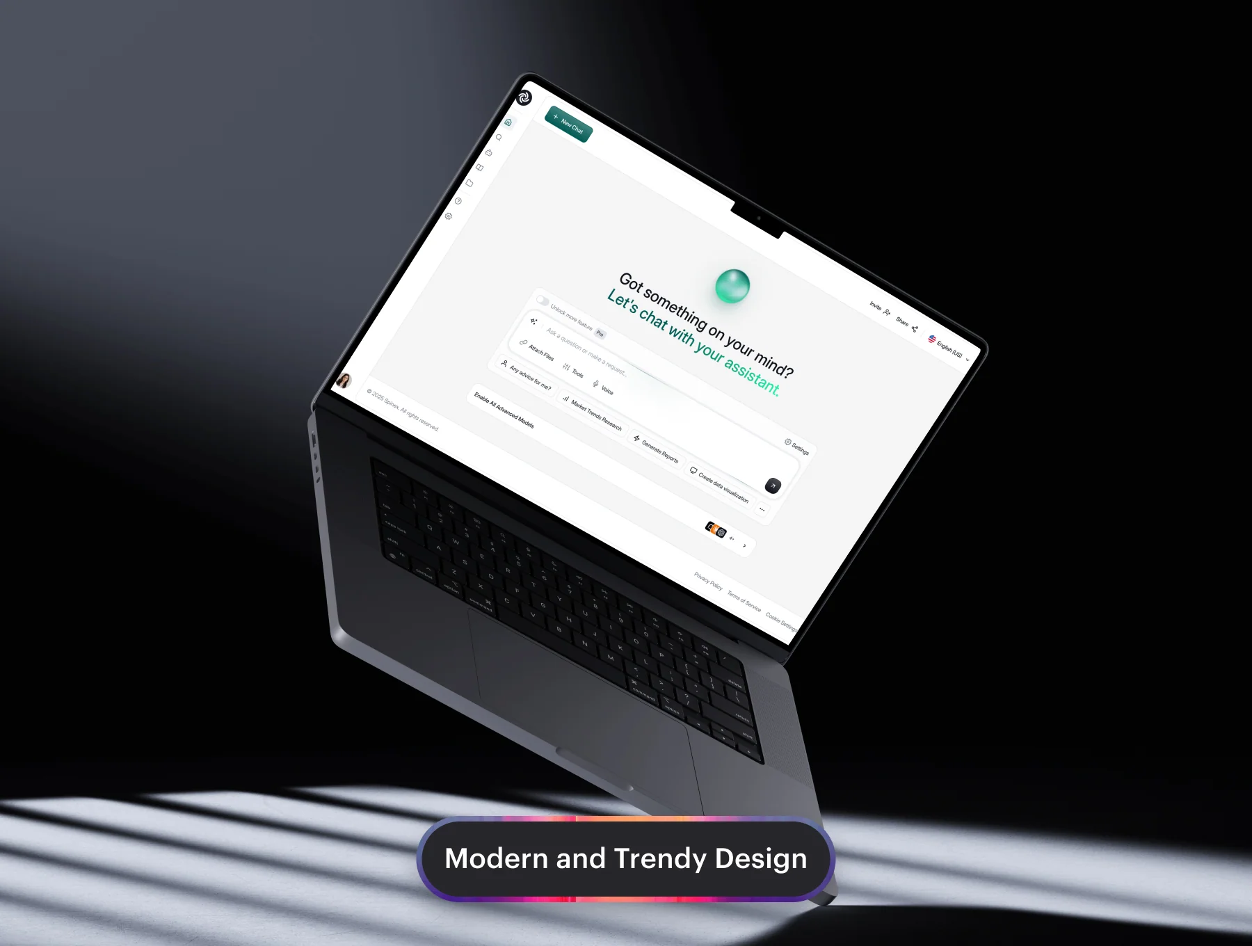 Spinex - AI Dashboard UI Kit 8