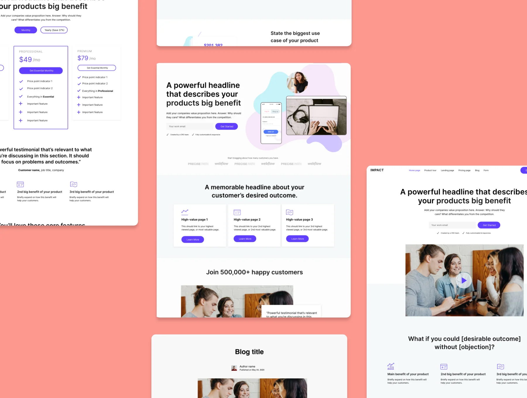 Splash SaaS Website Template 5