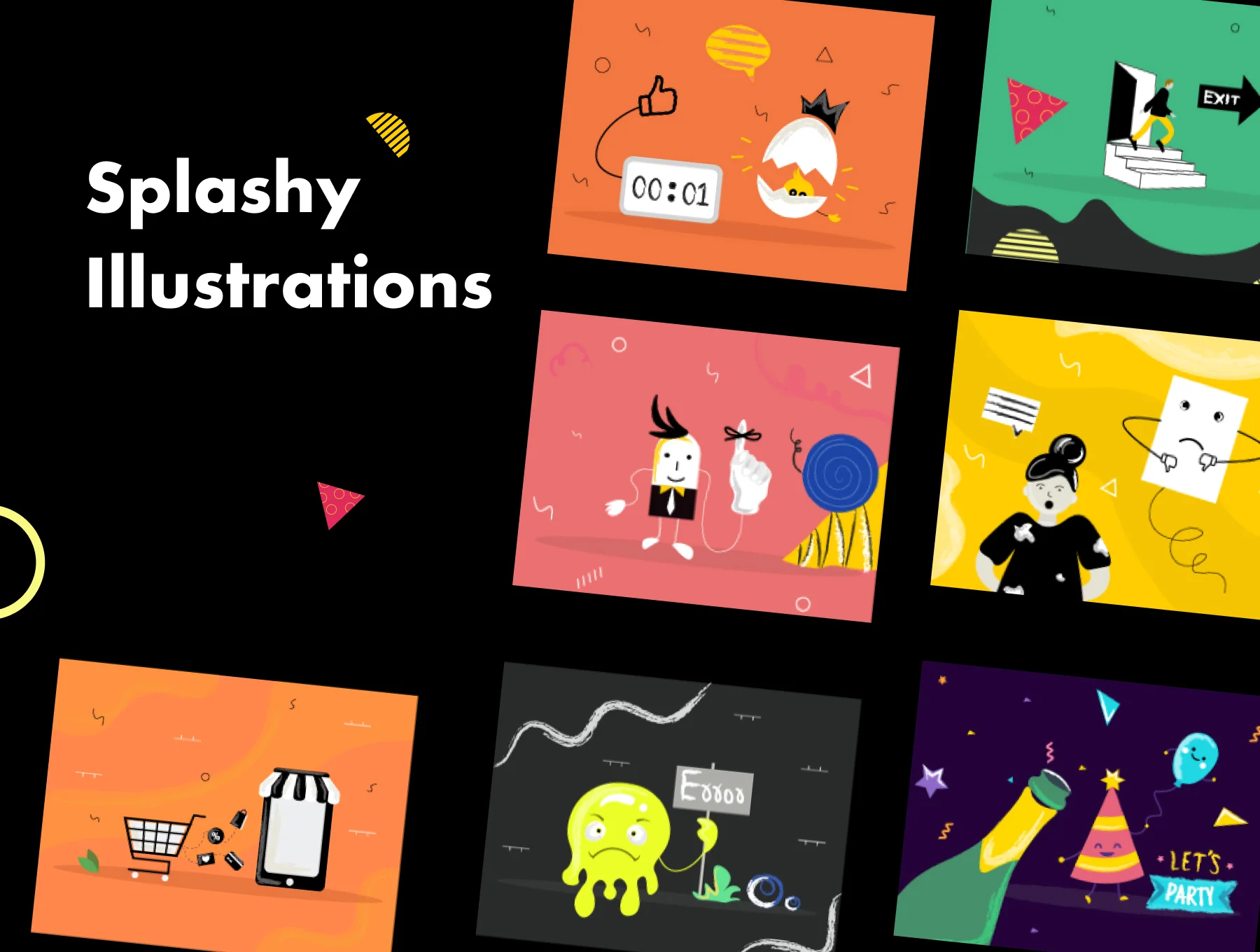 Splashy illustrations 5