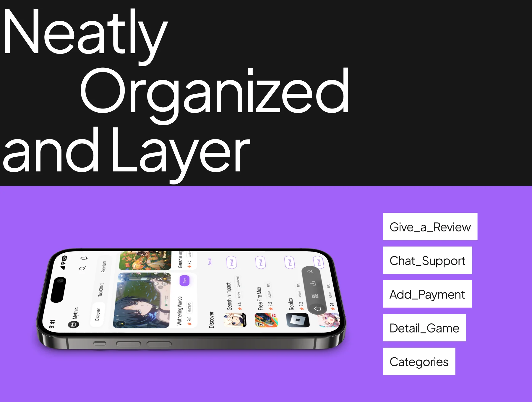 Game Store App UI Kit 4