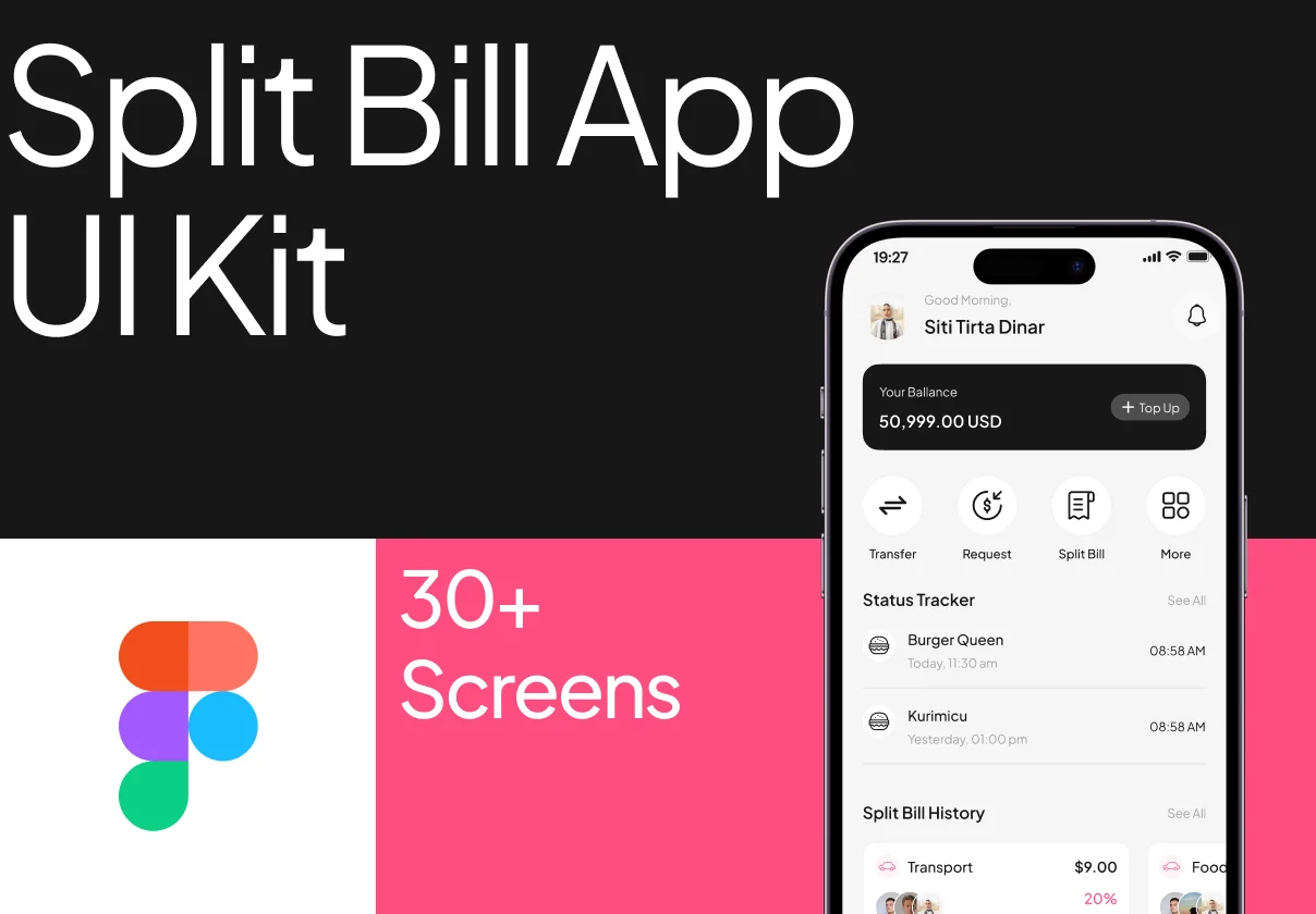 SplitBill App UI Kit