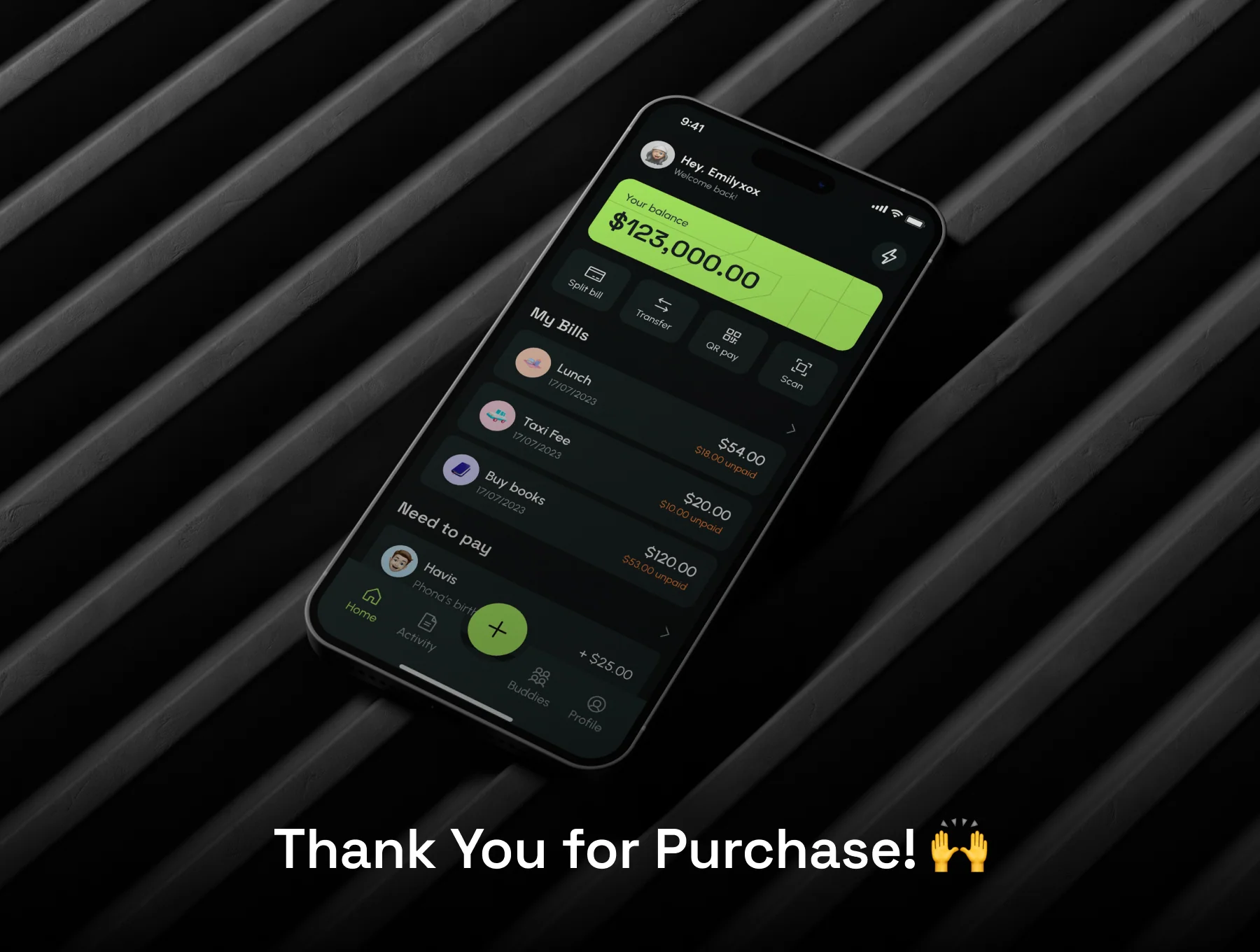 SplitZ: Split Bill  & E-wallet UI Kit 6