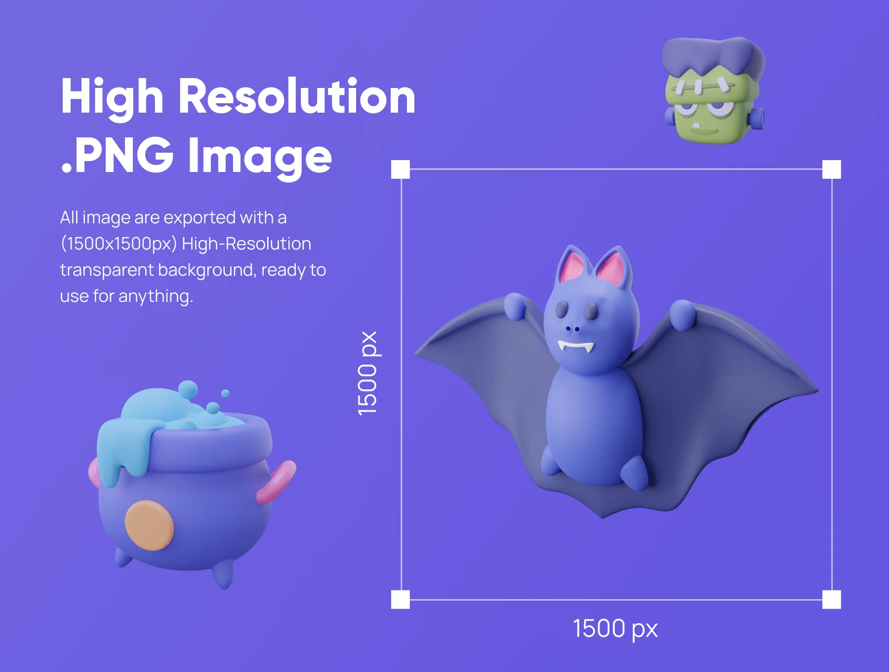 Spooky - Halloween 3D Icon Set 4