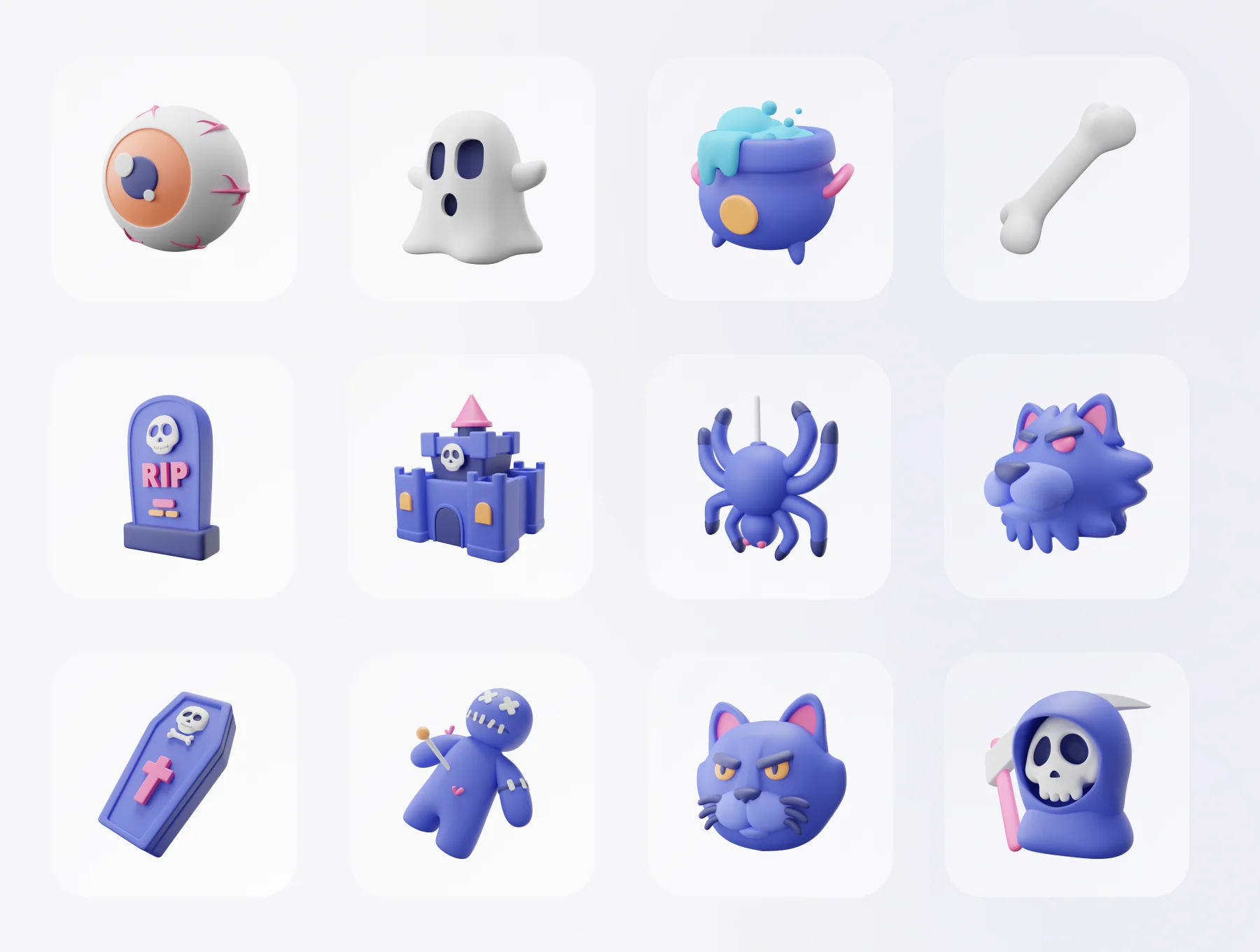Spooky - Halloween 3D Icon Set 8