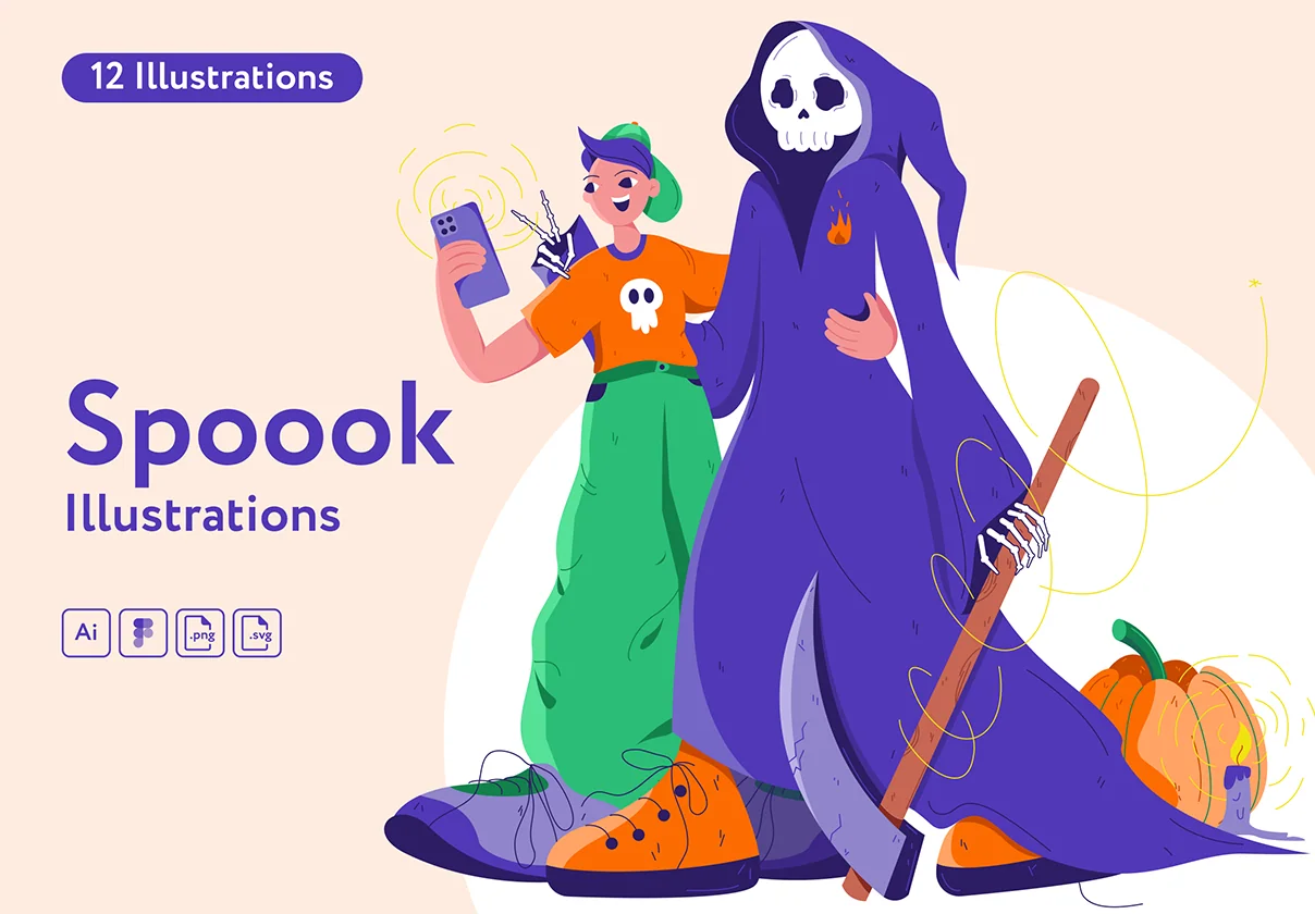 Spoook Illustrations