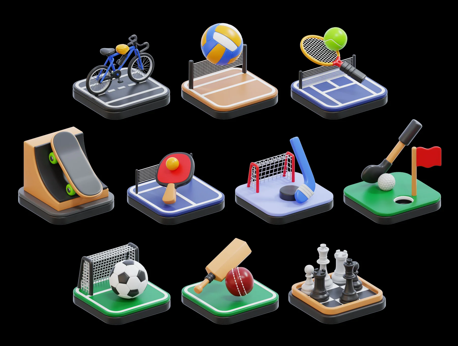 Sport 3D Icon Pack 5