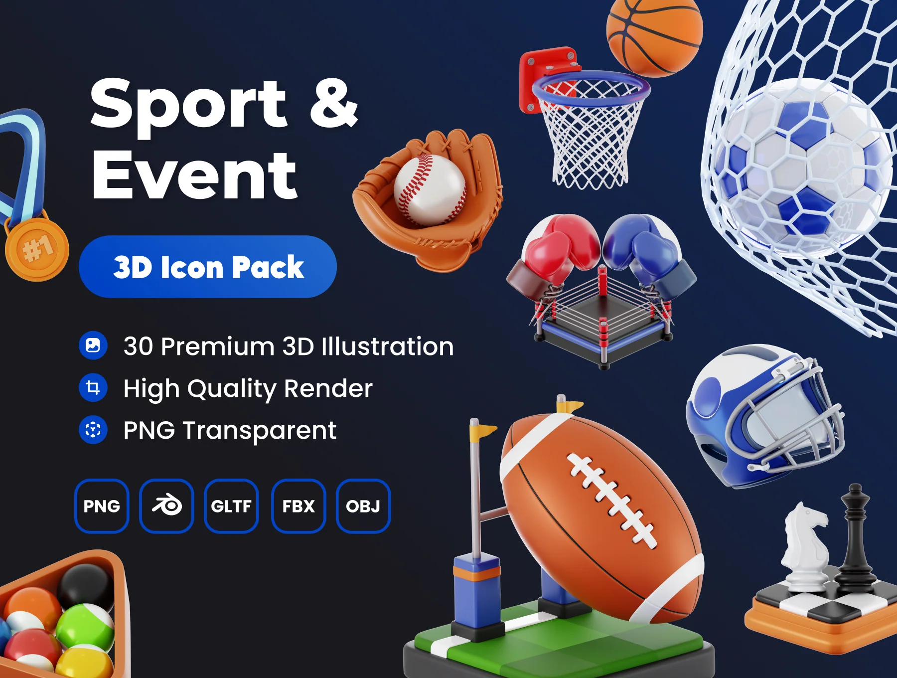 Sport & Event 3D Asset