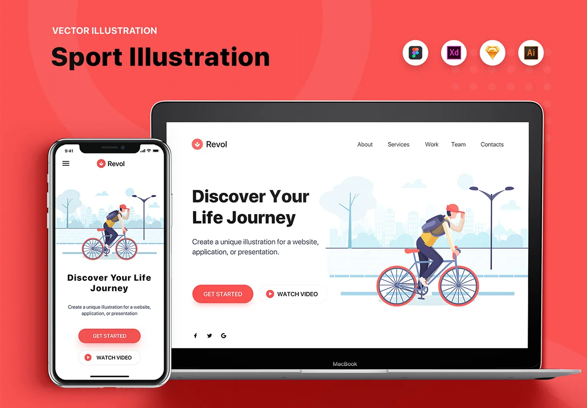 Sport Illustrators Pack