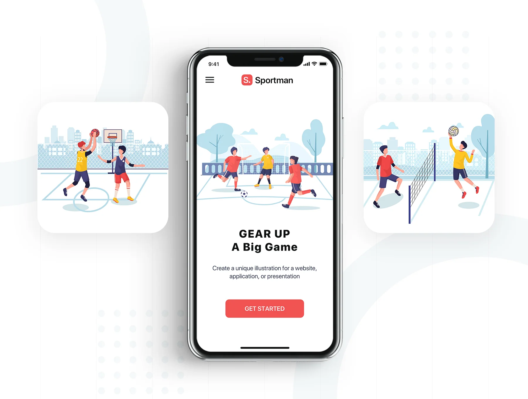 Sport Illustrators Pack 3