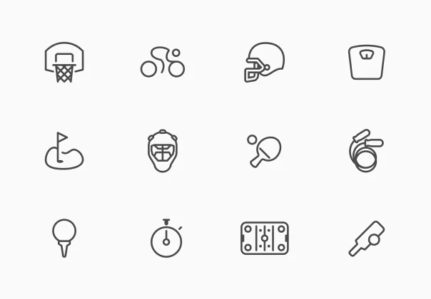 Sporties Icon Set