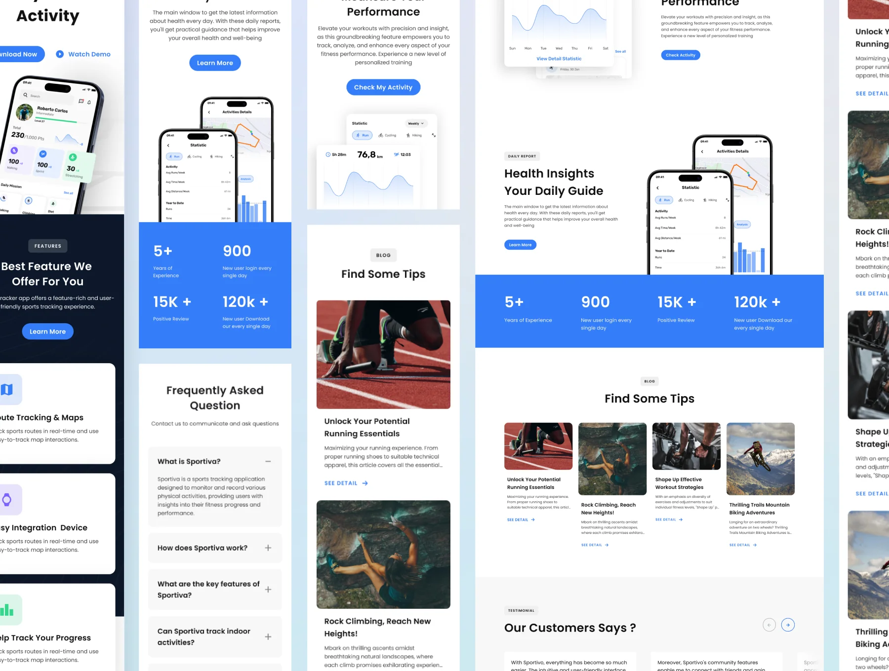 Sportiva - Sport Landing Page Template 2