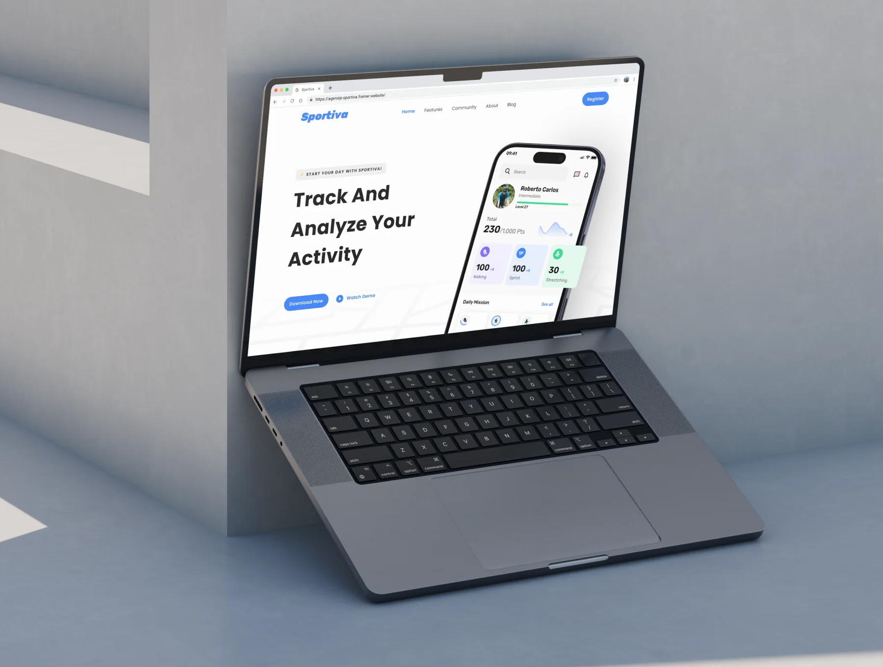 Sportiva - Sport Landing Page Template 8