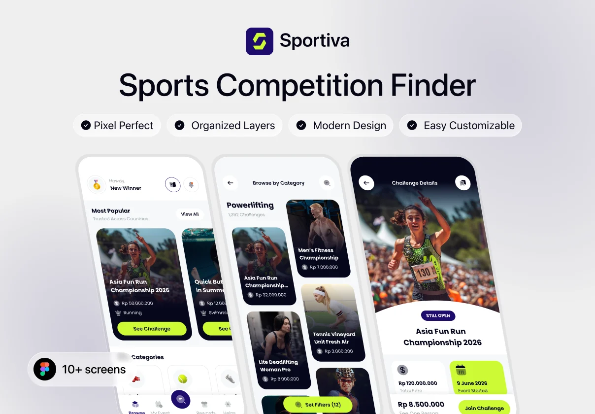 Sportiva - Sports Competition Finder Mobile App