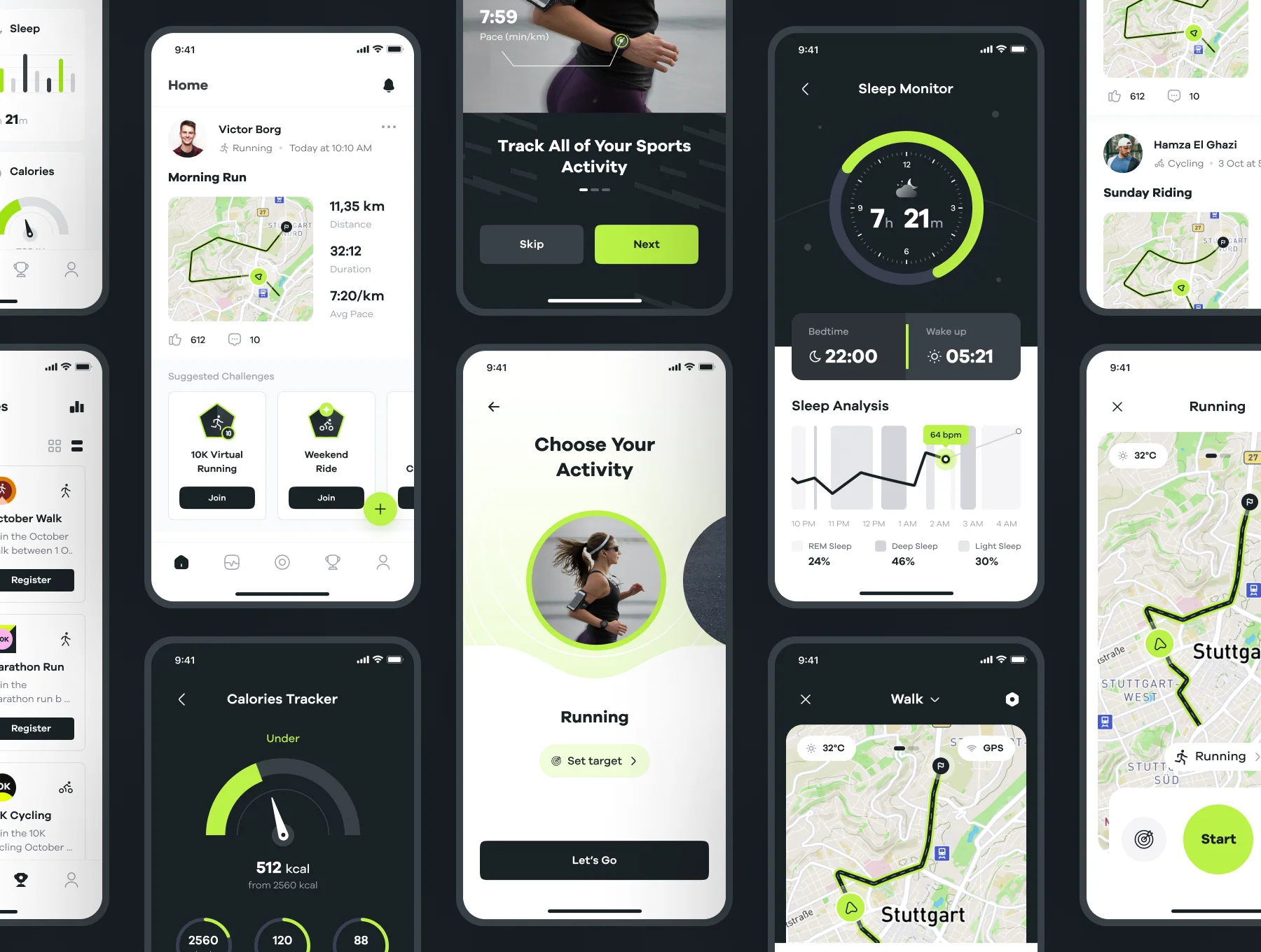 Sportly - Fittech Web App UI Kit 6