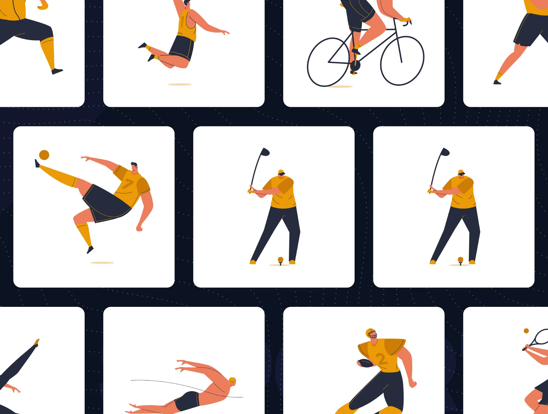 Sports Illustration Pack 3