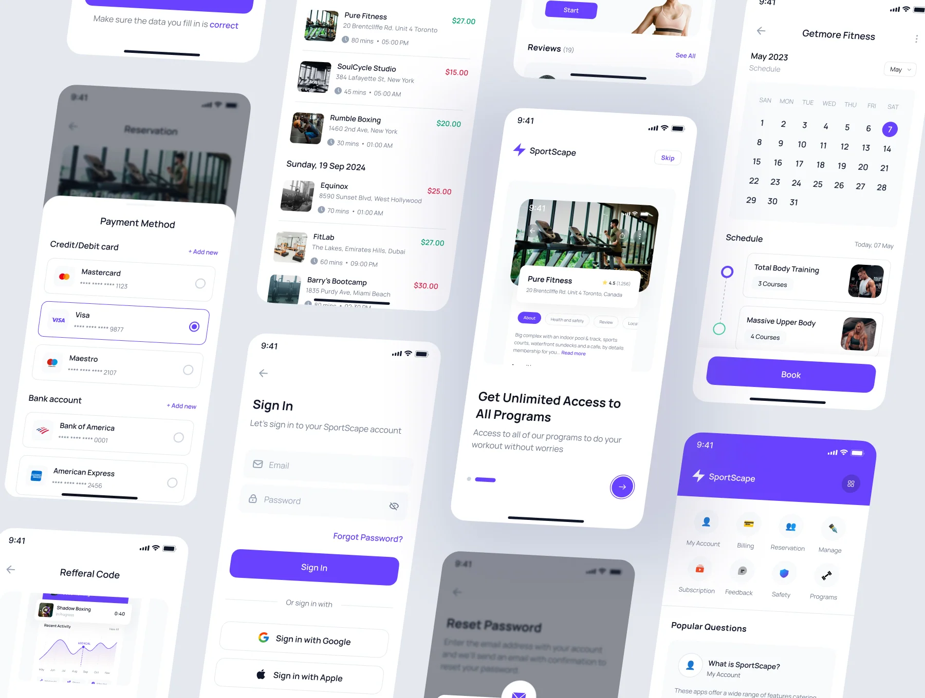 SportScape - Fitness & Workout Mobile App UI 4