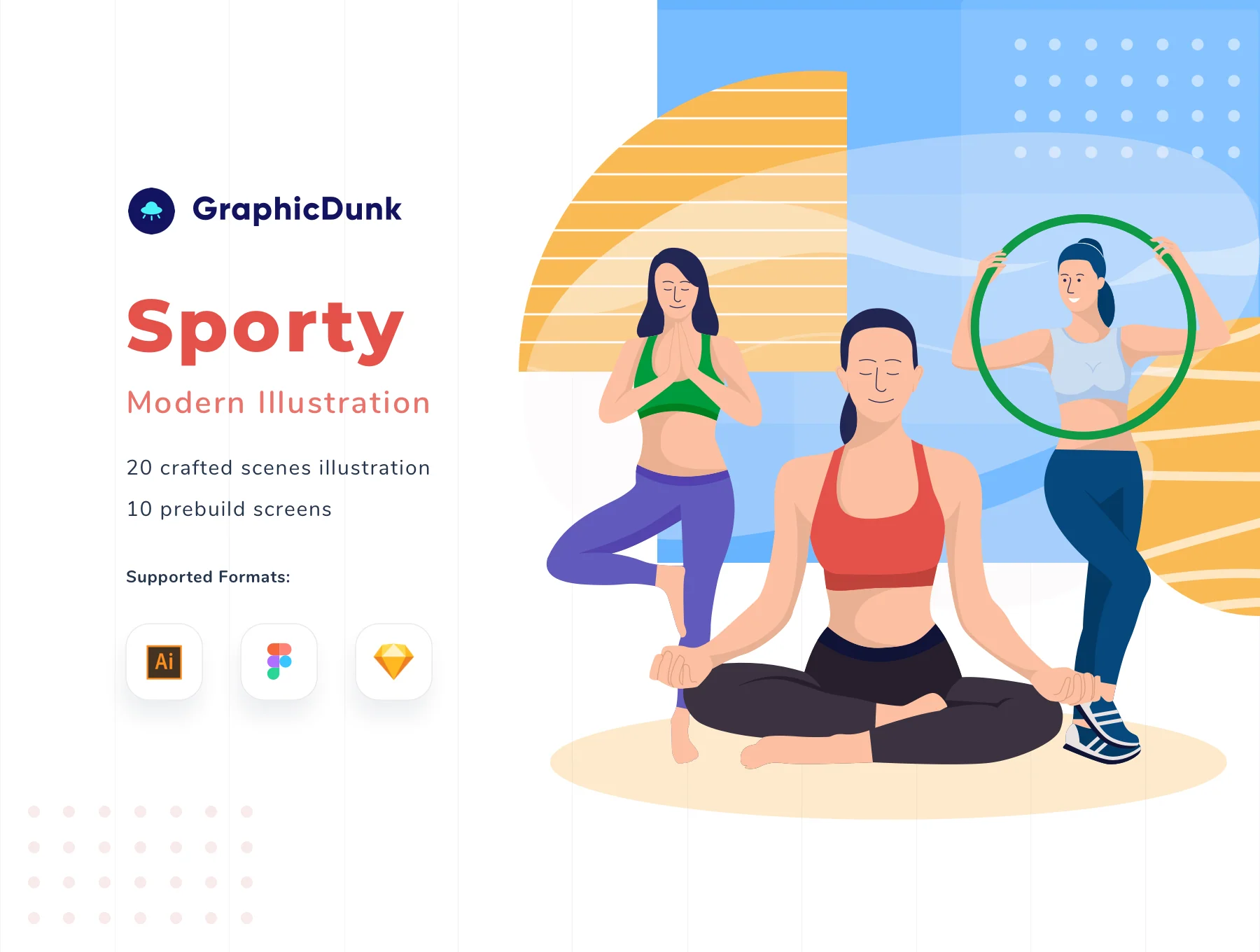 Sporty - Modern Sports Illustration