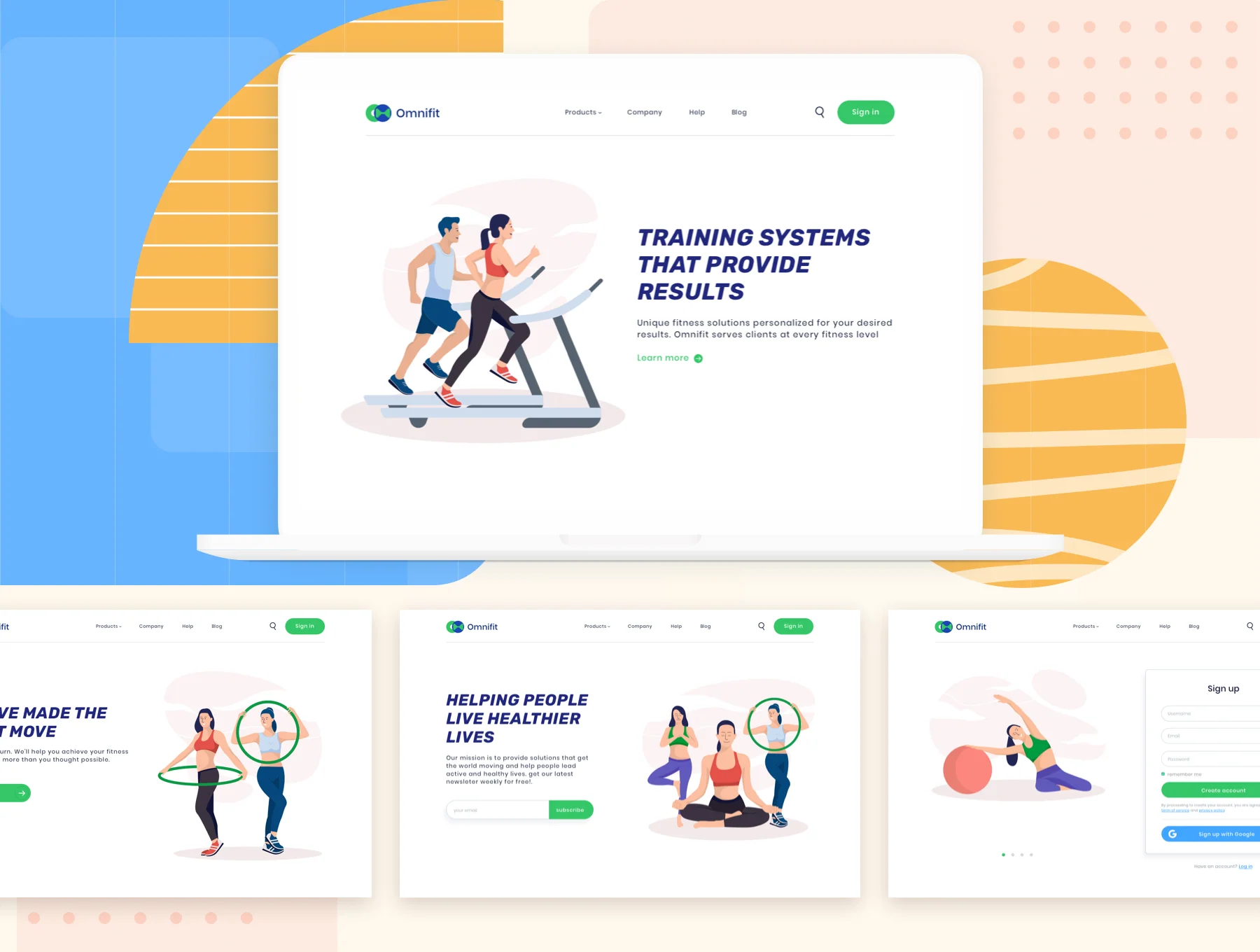 Sporty - Modern Sports Illustration 4