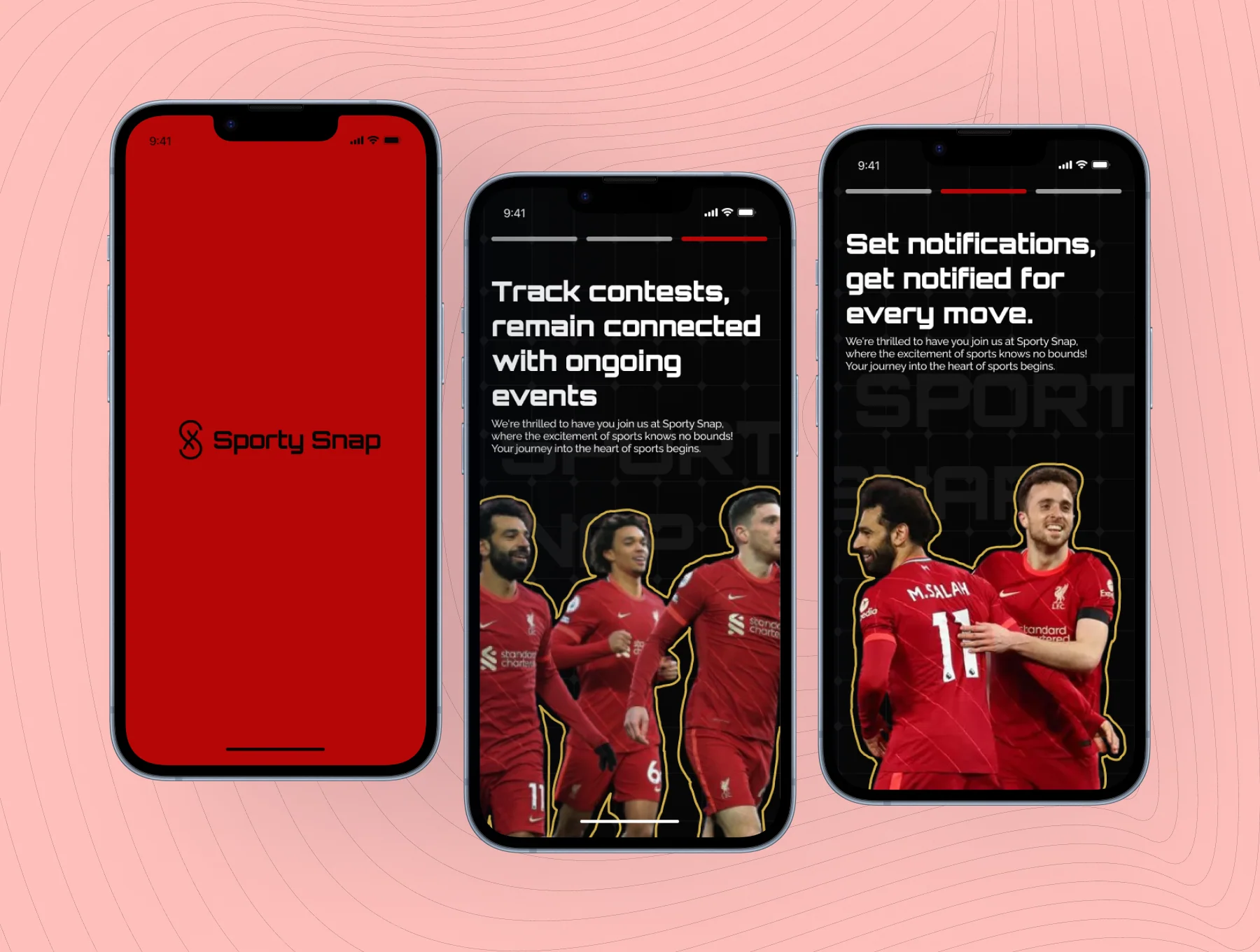 Sporty Snap - Football App UI Kit 7