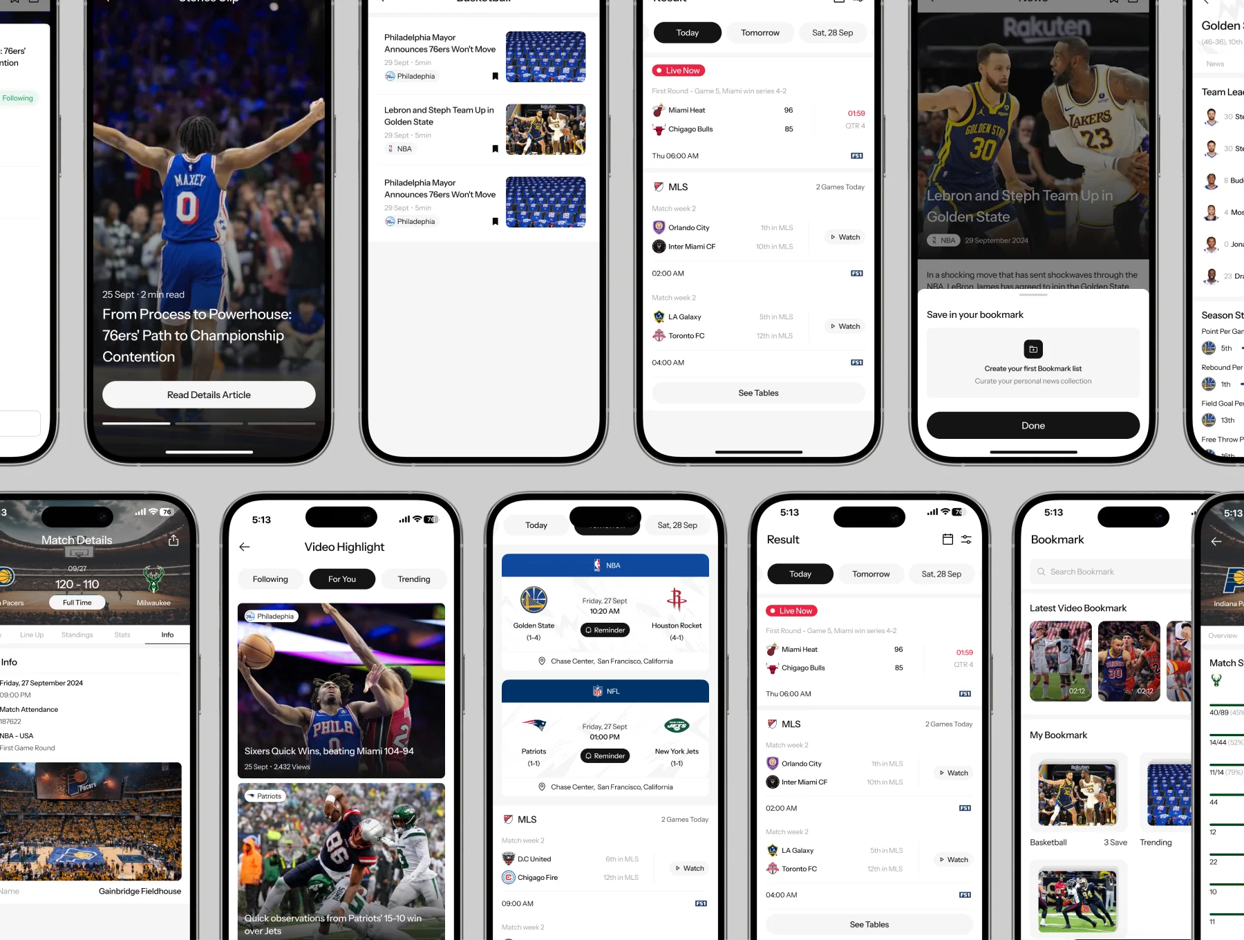 Sporty - Sport News App UI Kit 7