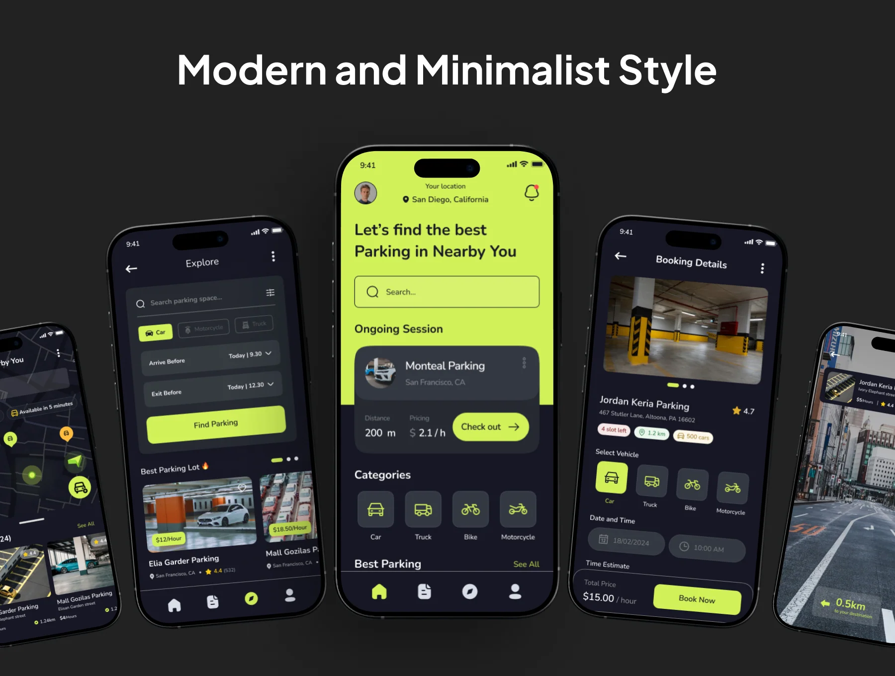 Spotly - Parking App IOS UI Kits 4