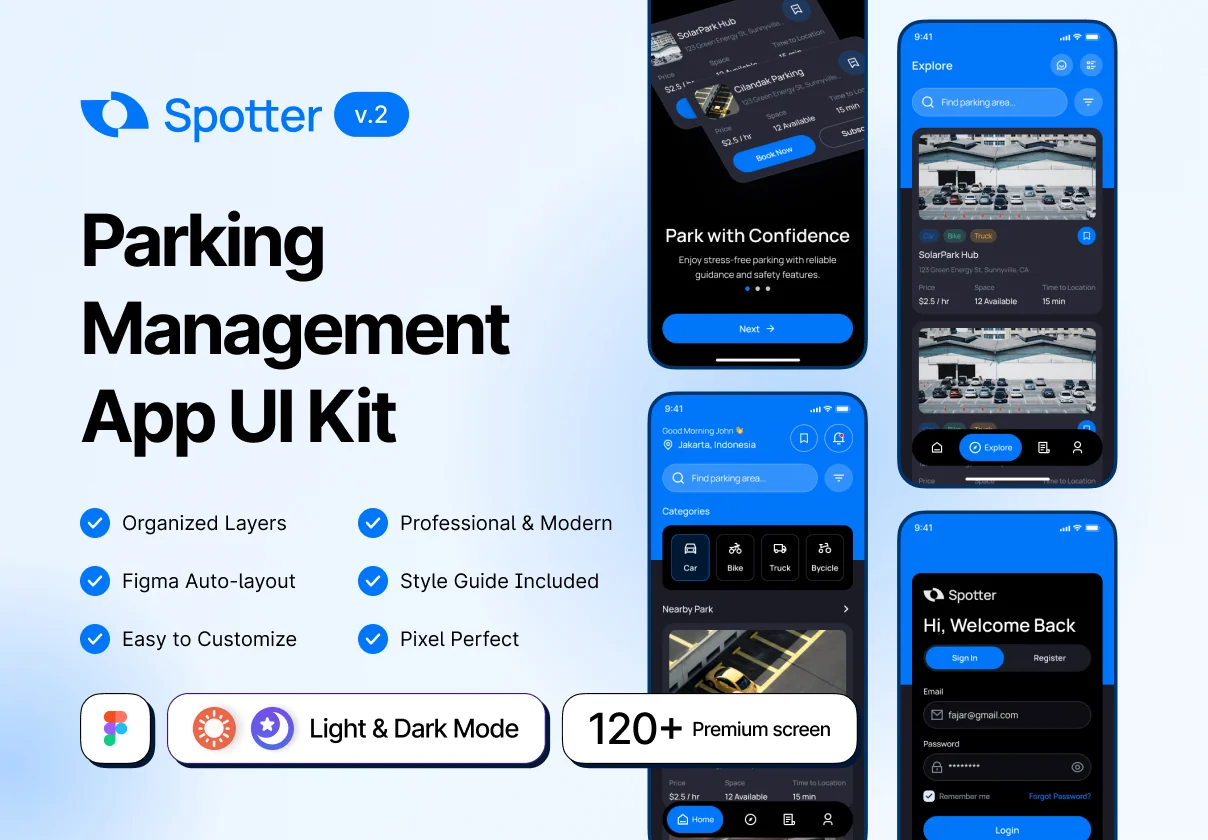 Spotter - Parking System Management