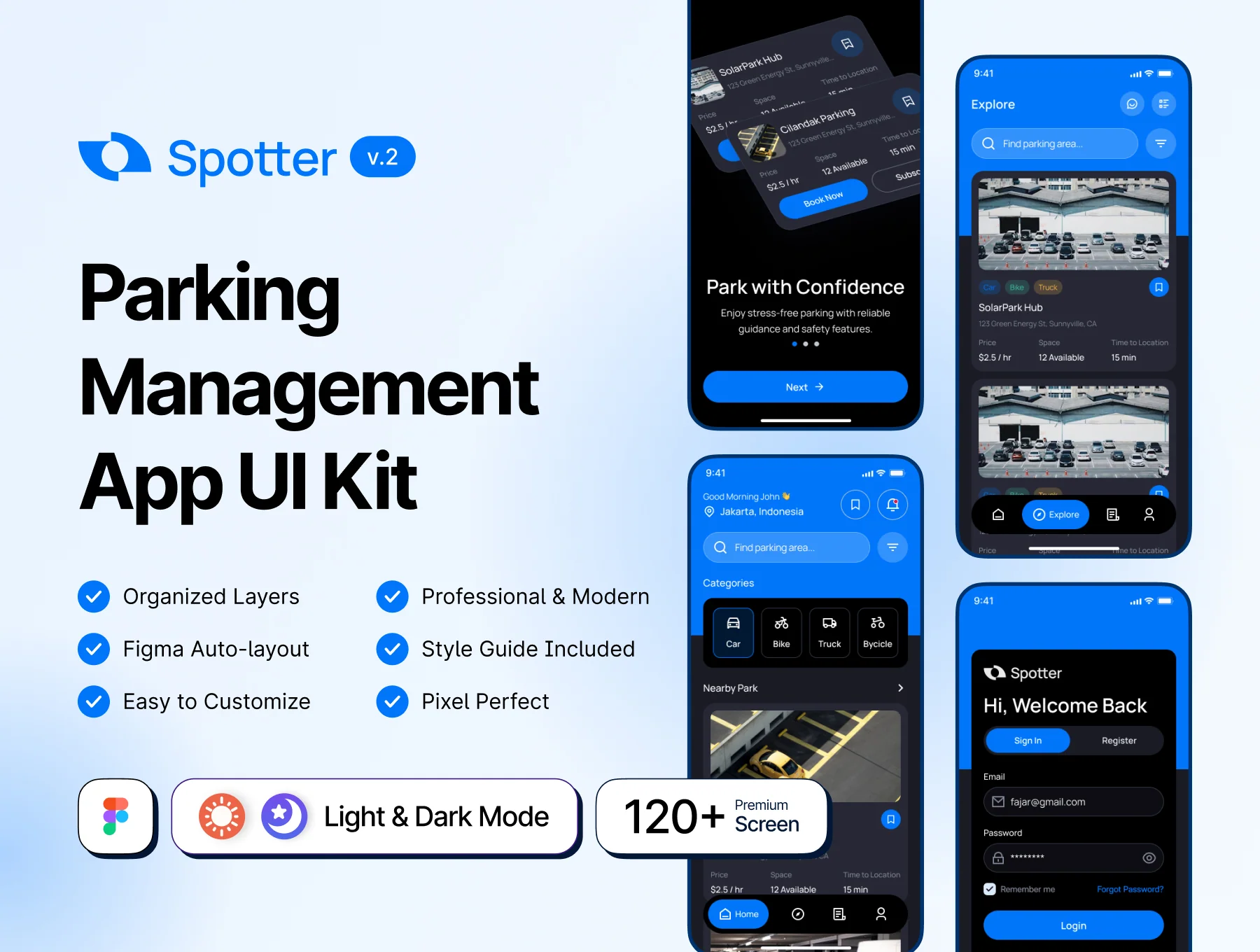 Spotter - Parking System Management